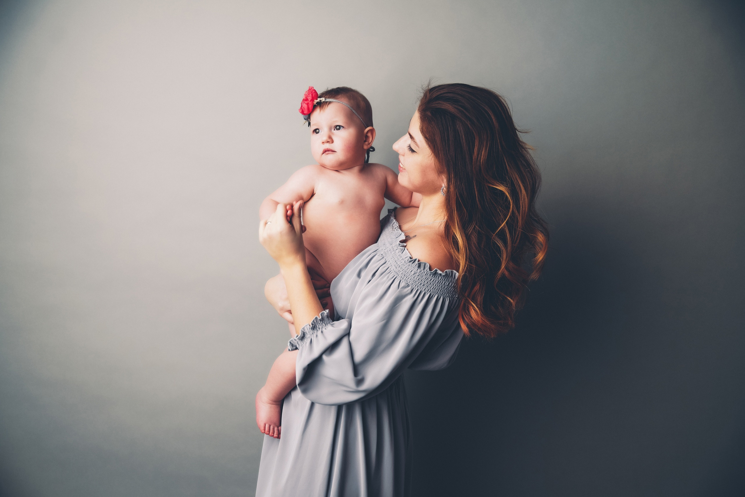 Мама и Дочь. Фотограф новорожденных. Семейный и детский фотограф в городе Сургуте