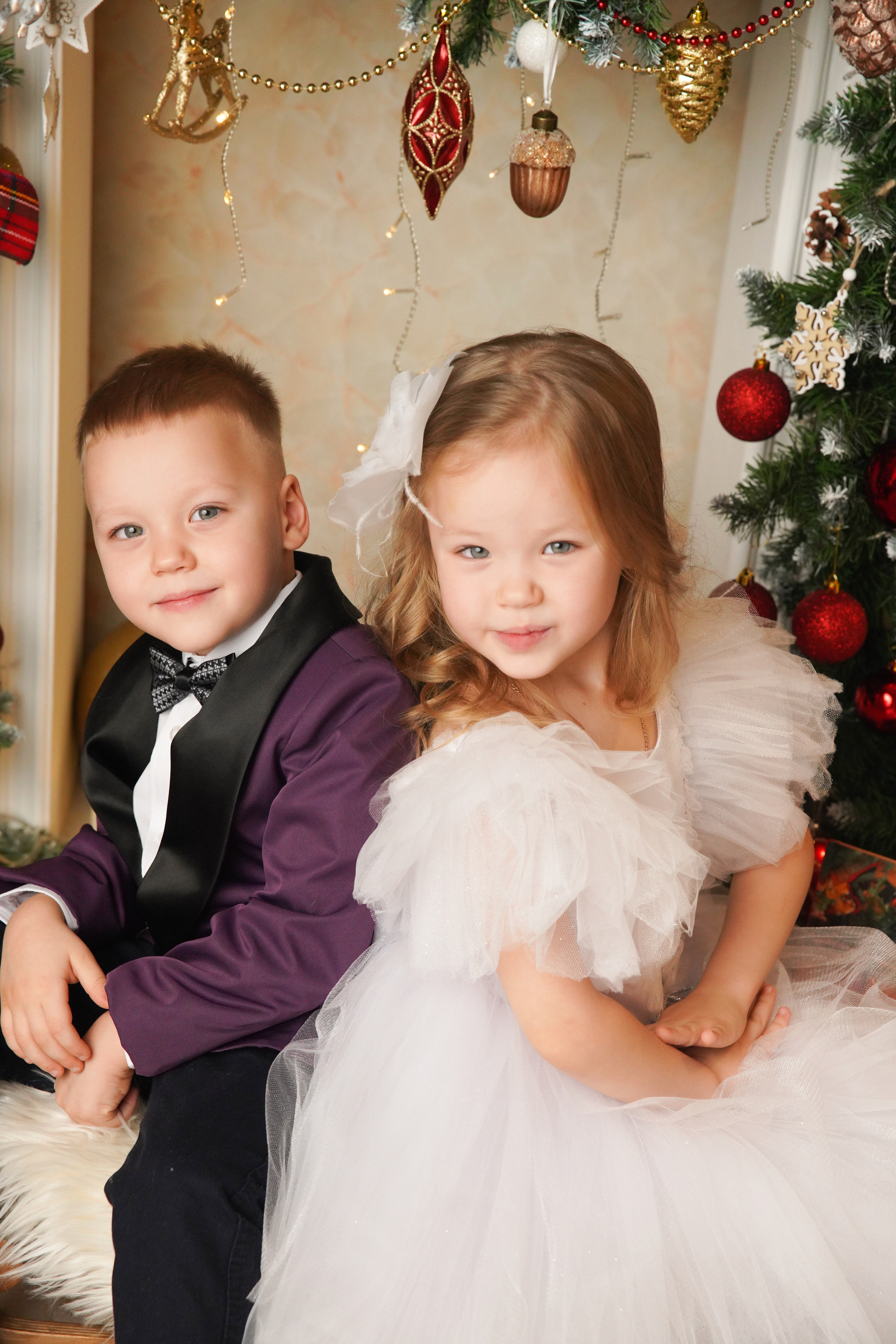 Новогодняя фотосессия. Фотограф новорожденных. Семейный и детский фотограф в городе Сургуте