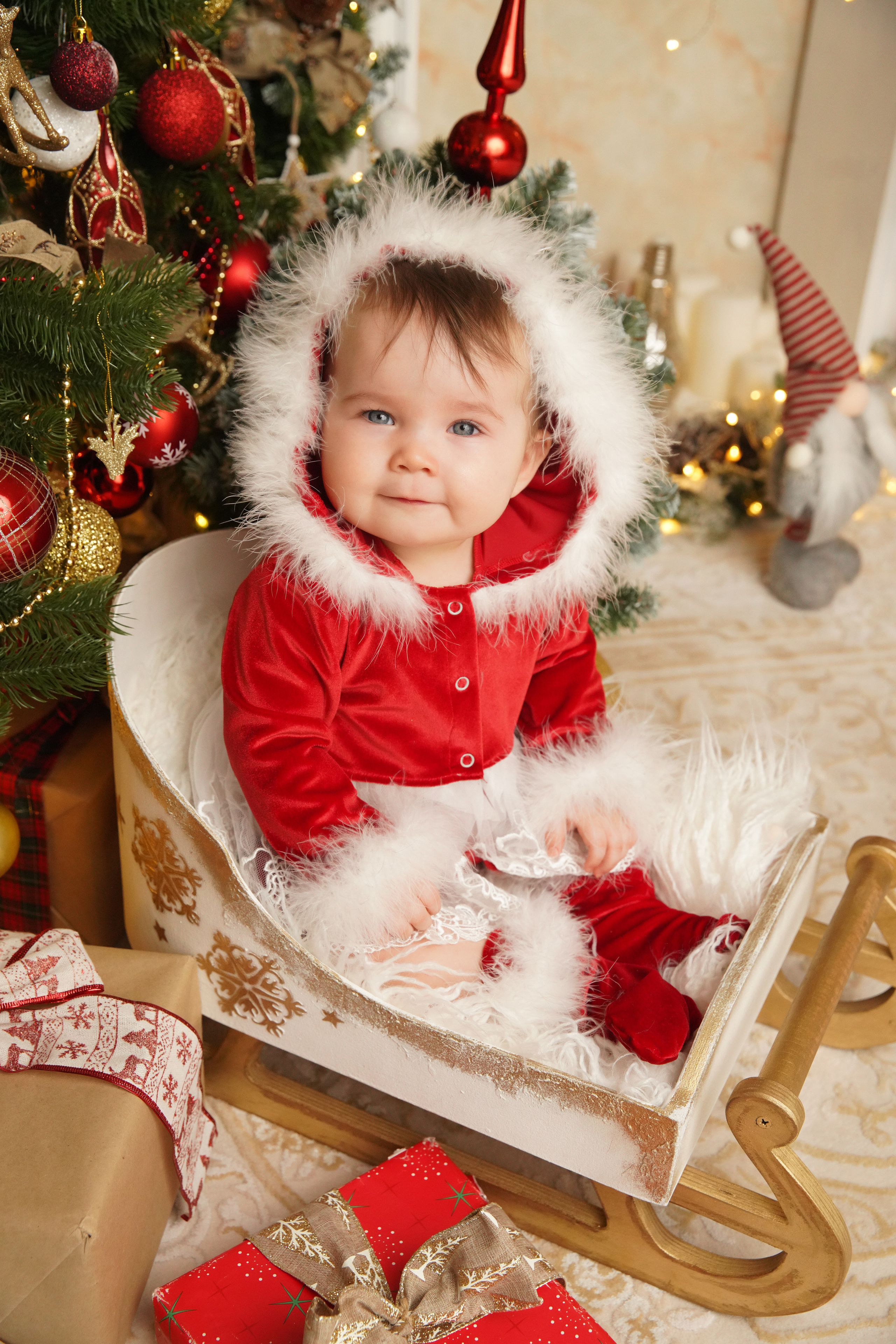 Новогодняя фотосессия. Фотограф новорожденных. Семейный и детский фотограф в городе Сургуте