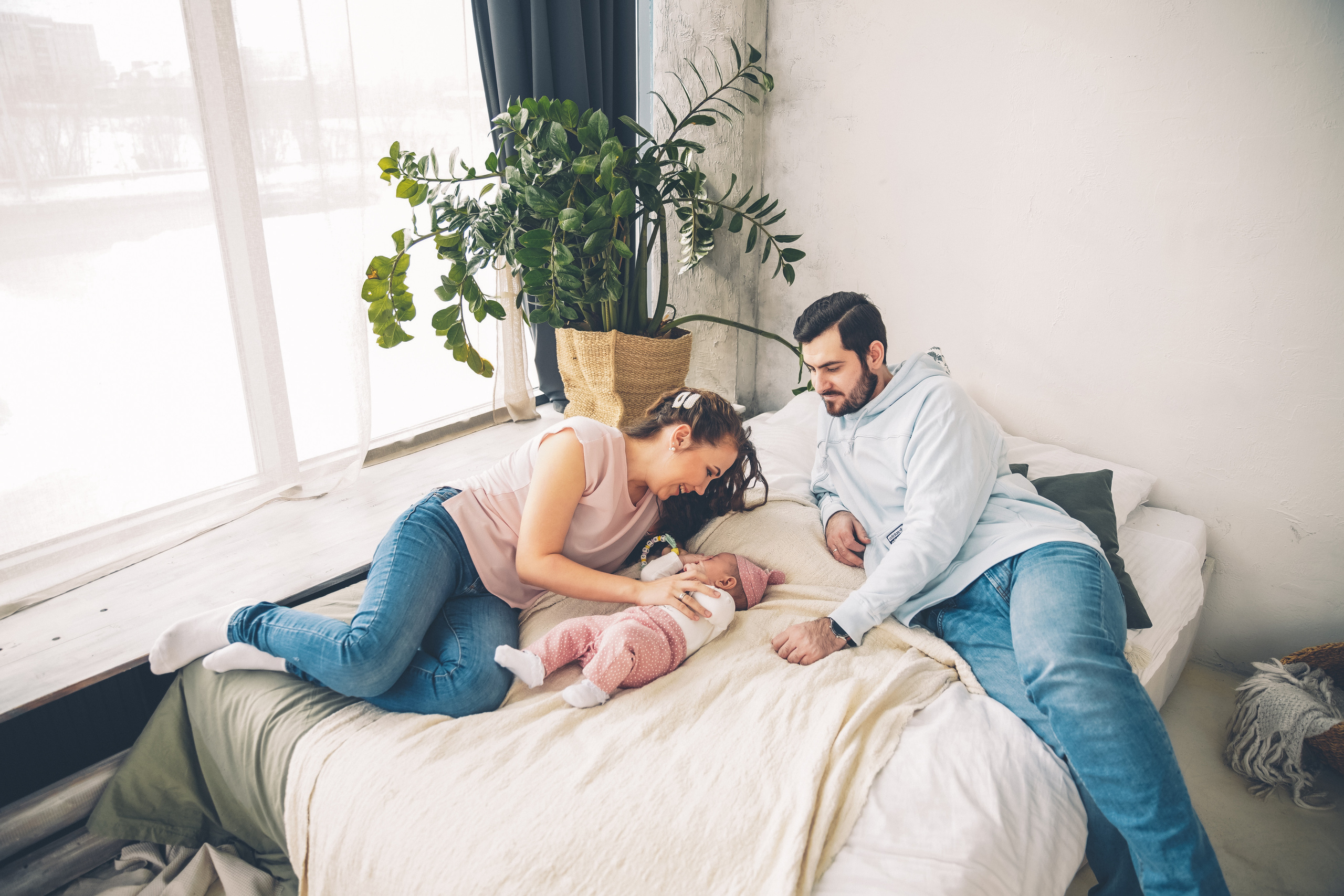 Фотосессия в интерьере. Фотограф новорожденных. Семейный и детский фотограф в городе Сургуте