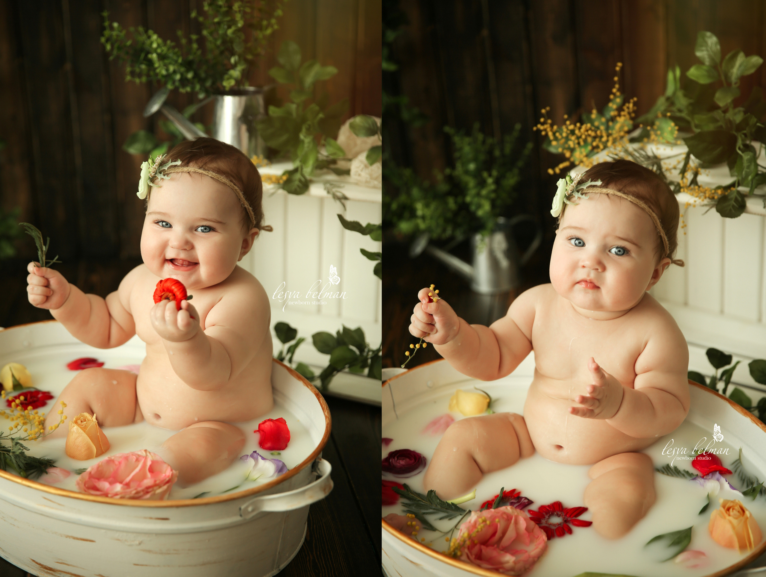 Ванночка девочки. Фотограф новорожденных. Семейный и детский фотограф в городе Сургуте