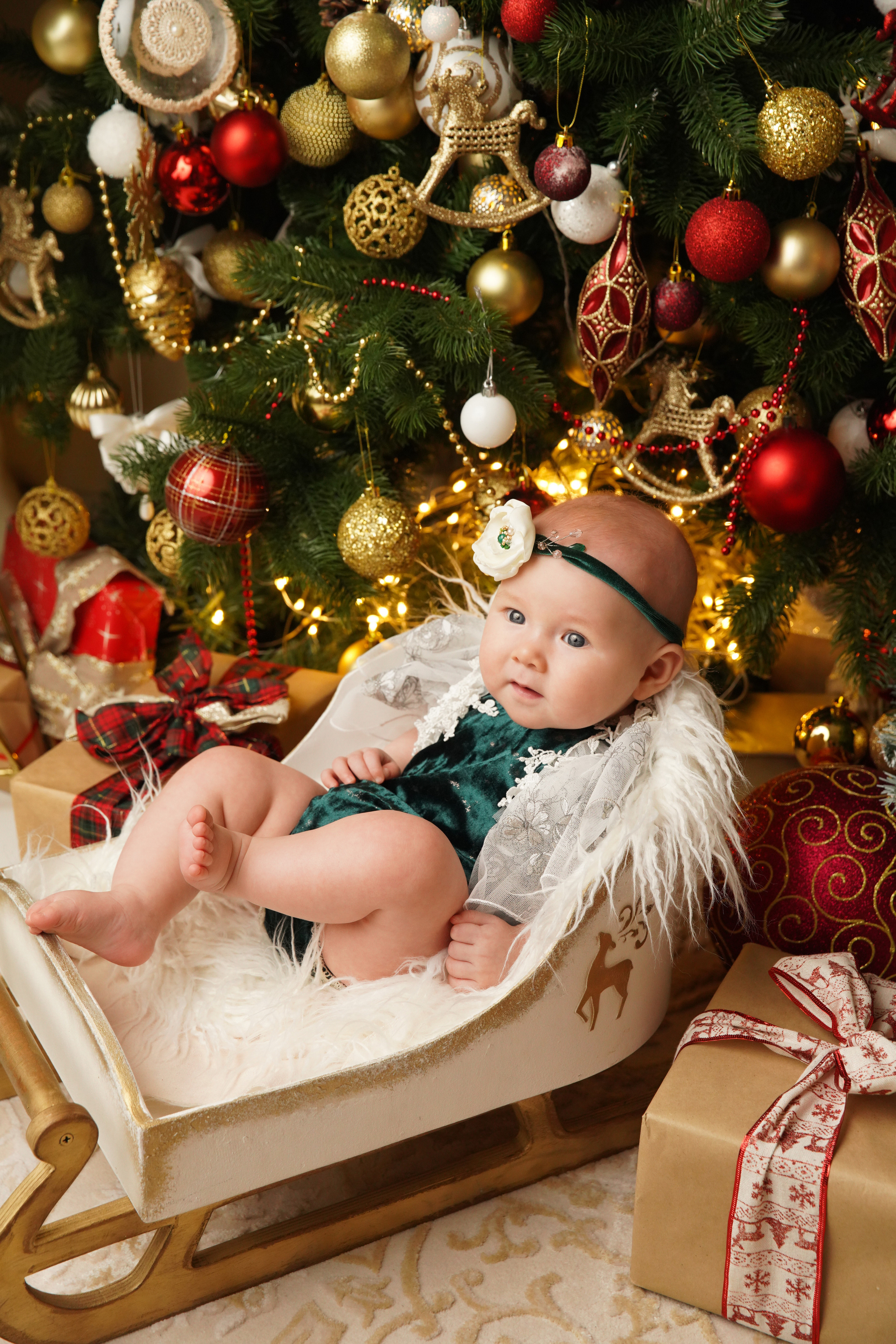 Новогодняя фотосессия. Фотограф новорожденных. Семейный и детский фотограф в городе Сургуте