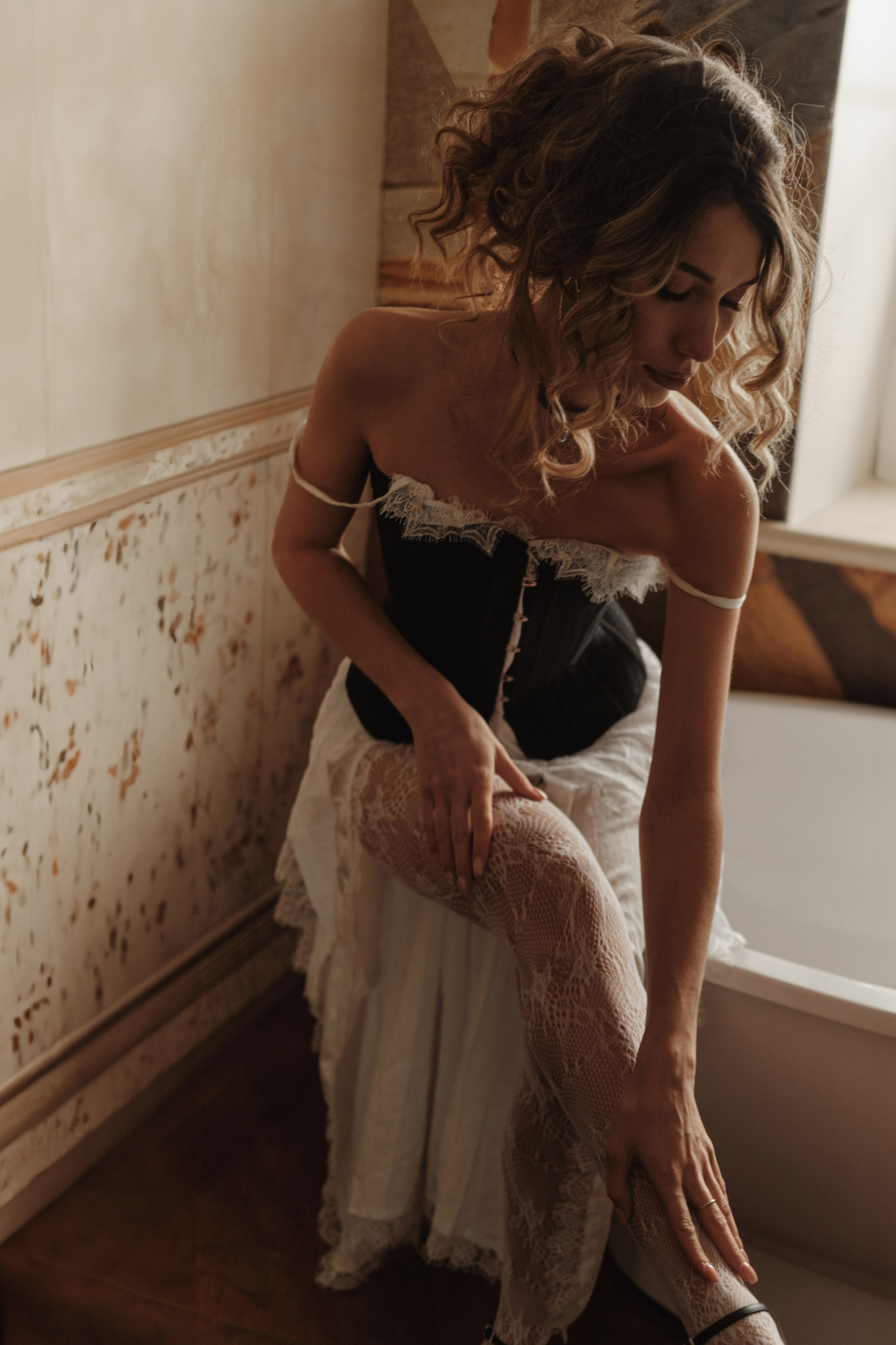 Чувственный женский портрет | будуар. Фотограф Бурнашкина Натали Москва