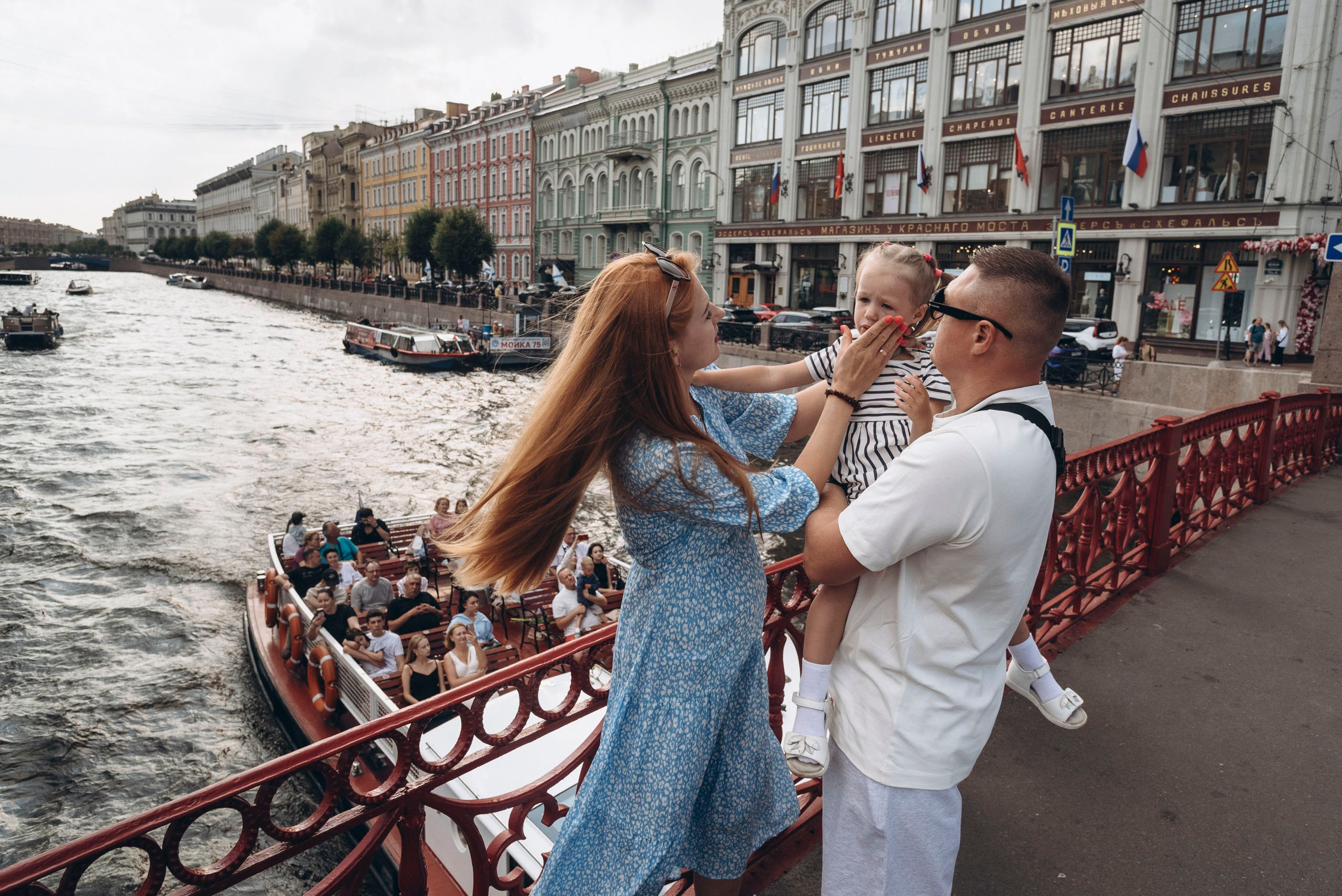 Семейная фотосессия в Питере гостей из Белоруси