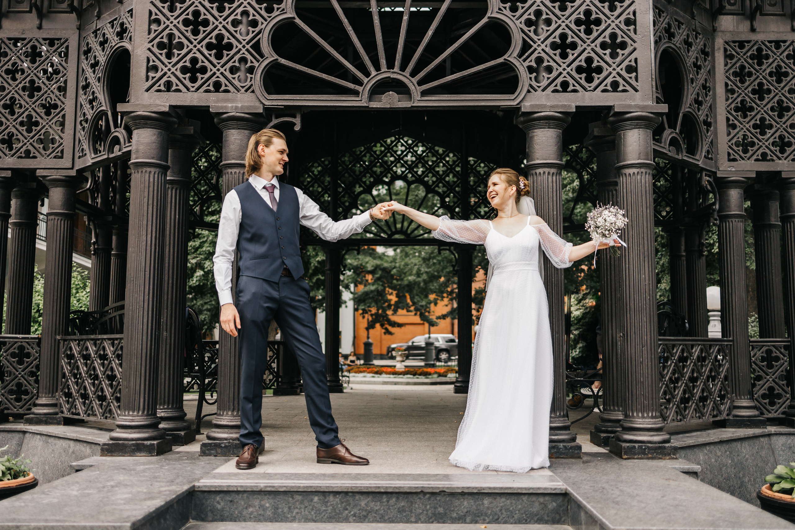 Свадебная прогулка в центре Москвы. Семейный Фотограф в Москве Евгения Симоненко