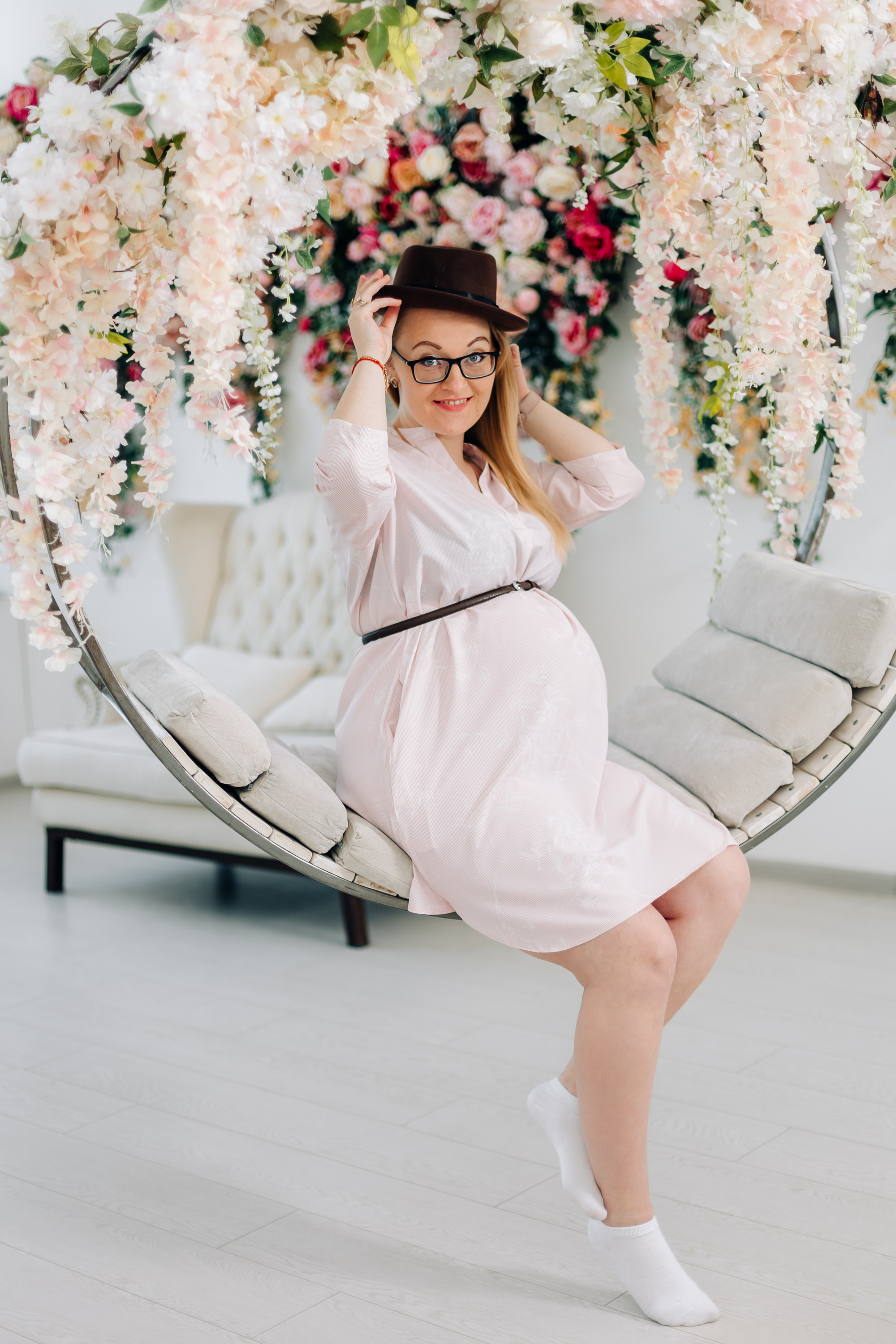 Фотосессия беременности в студии