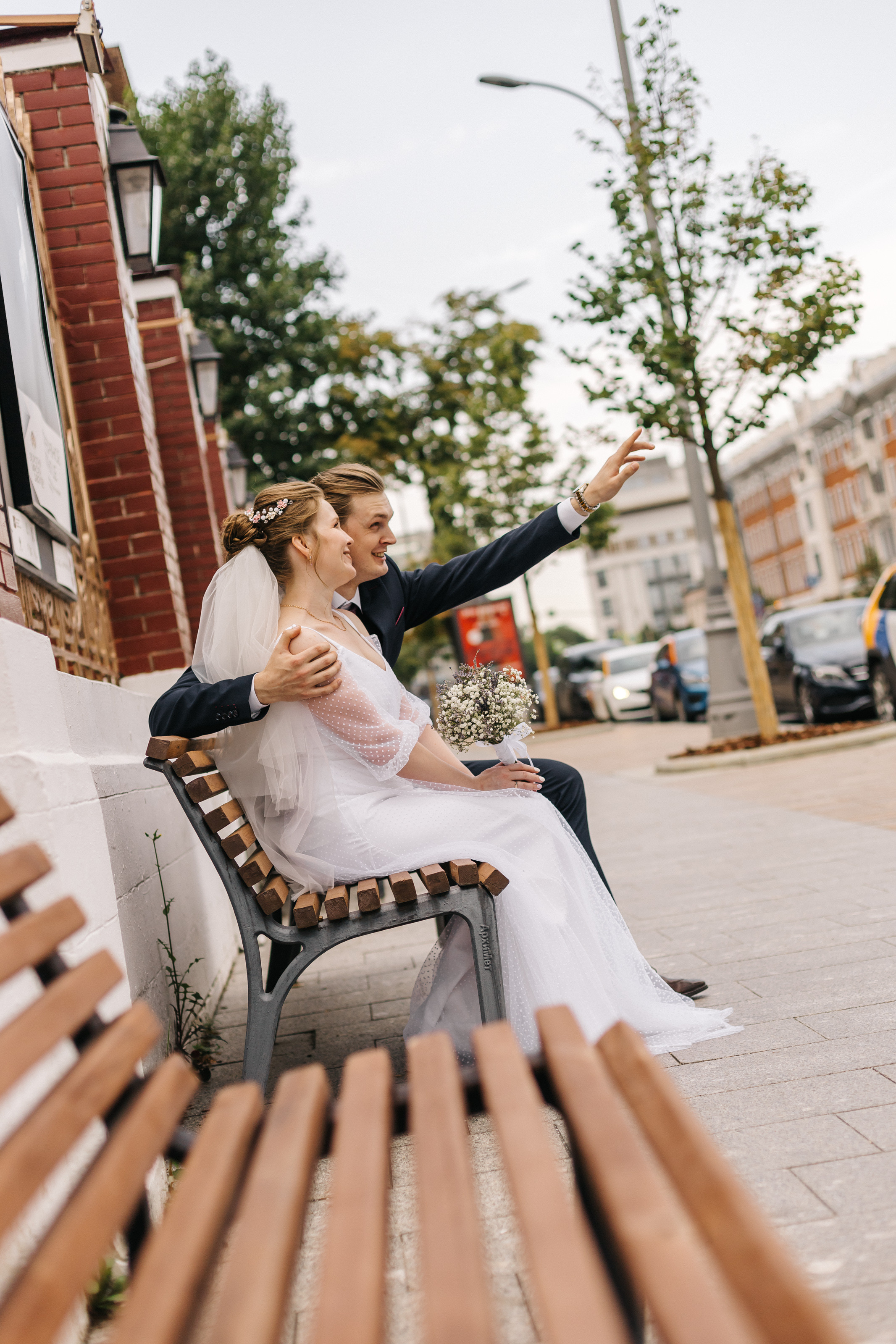 Свадебная прогулка в центре Москвы. Семейный Фотограф в Москве Евгения Симоненко
