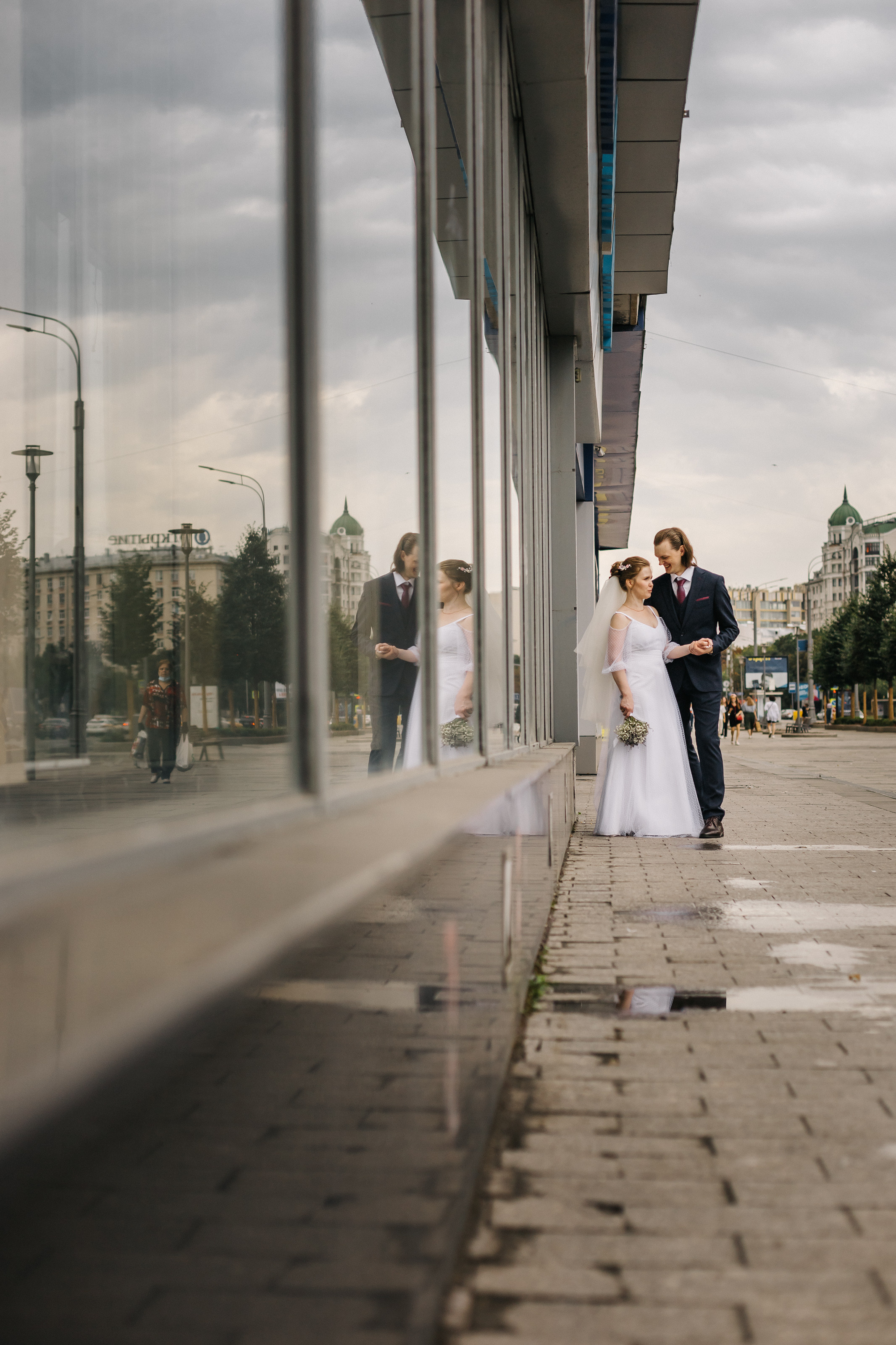 Свадебная прогулка в центре Москвы. Семейный Фотограф в Москве Евгения Симоненко