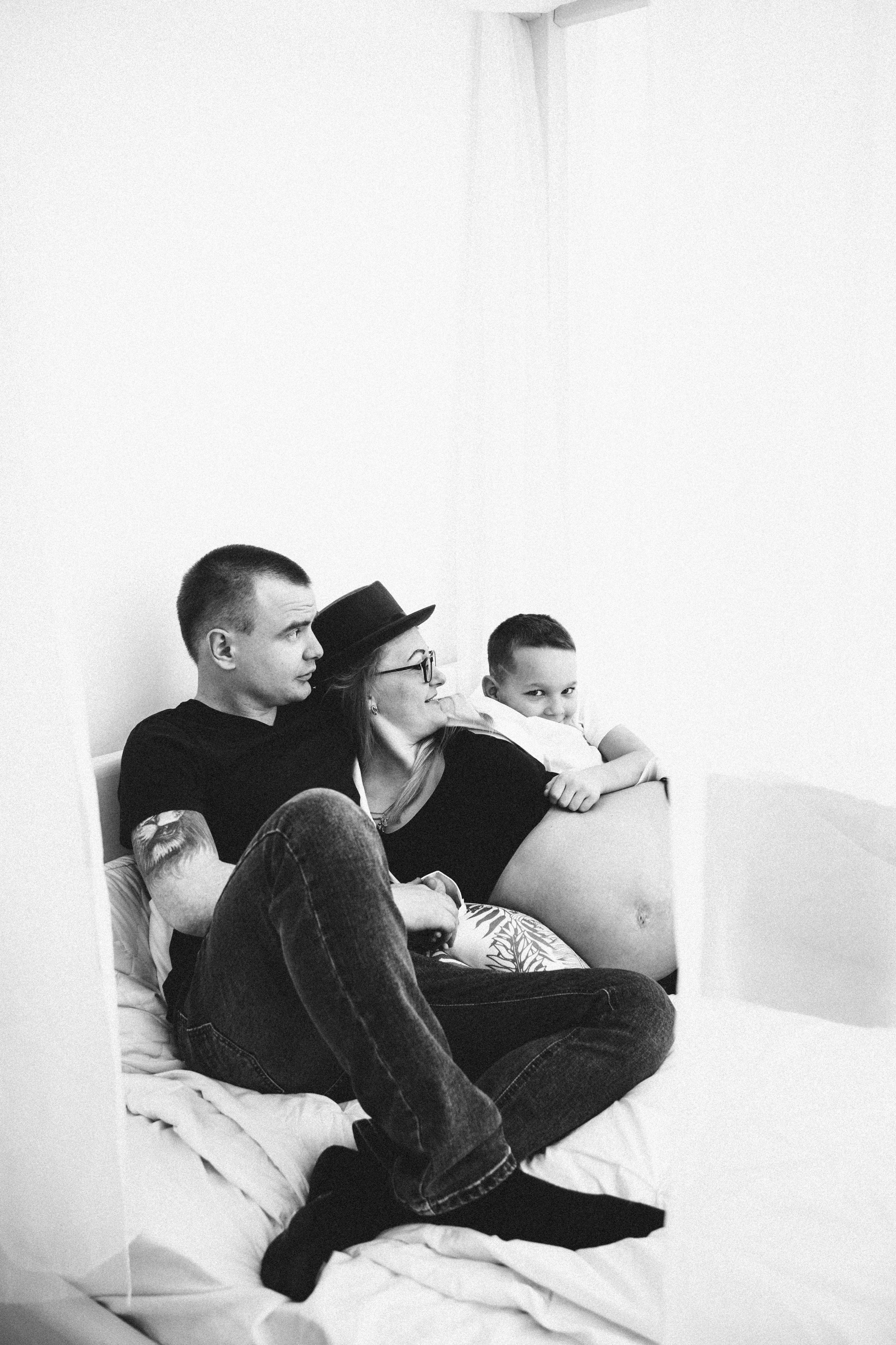 Фотосессия беременности в студии