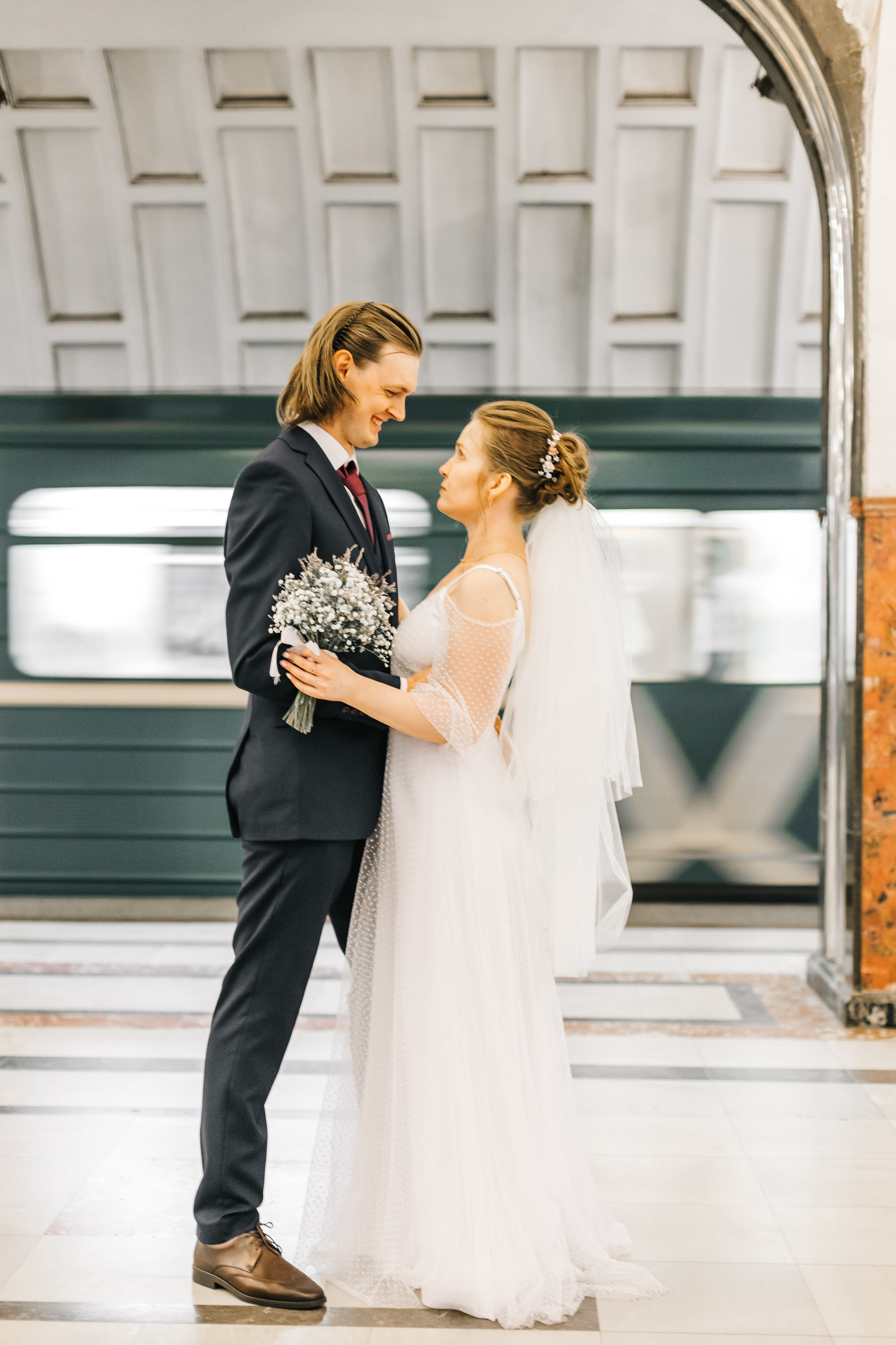 Свадебная прогулка в центре Москвы. Семейный Фотограф в Москве Евгения Симоненко