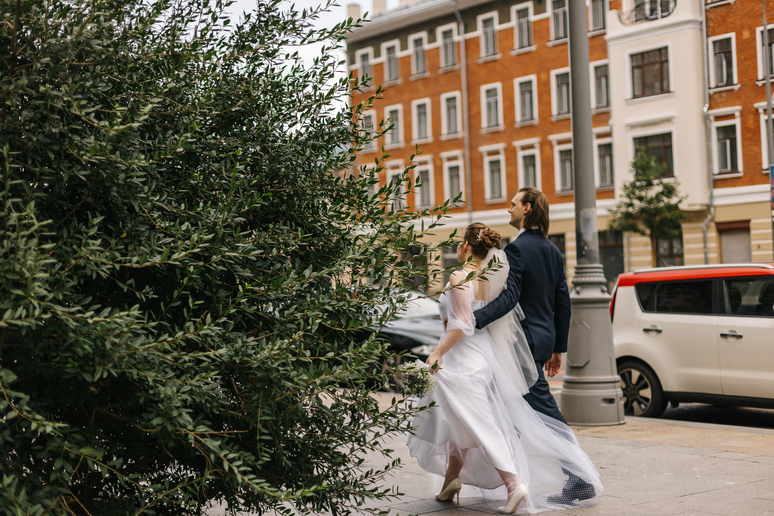 Свадебная прогулка в центре Москвы. Семейный Фотограф в Москве Евгения Симоненко