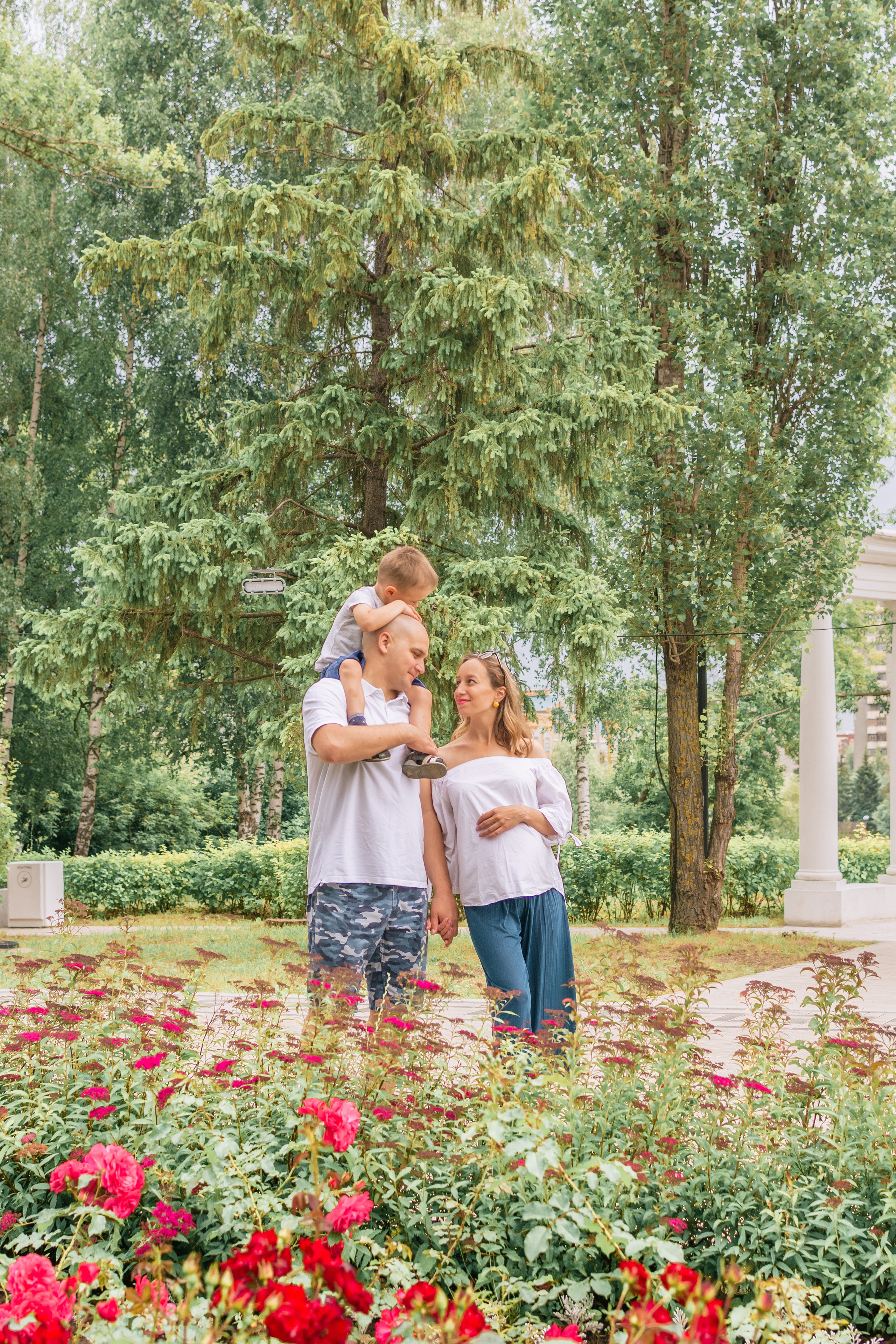 Фотосессия беременности на природе