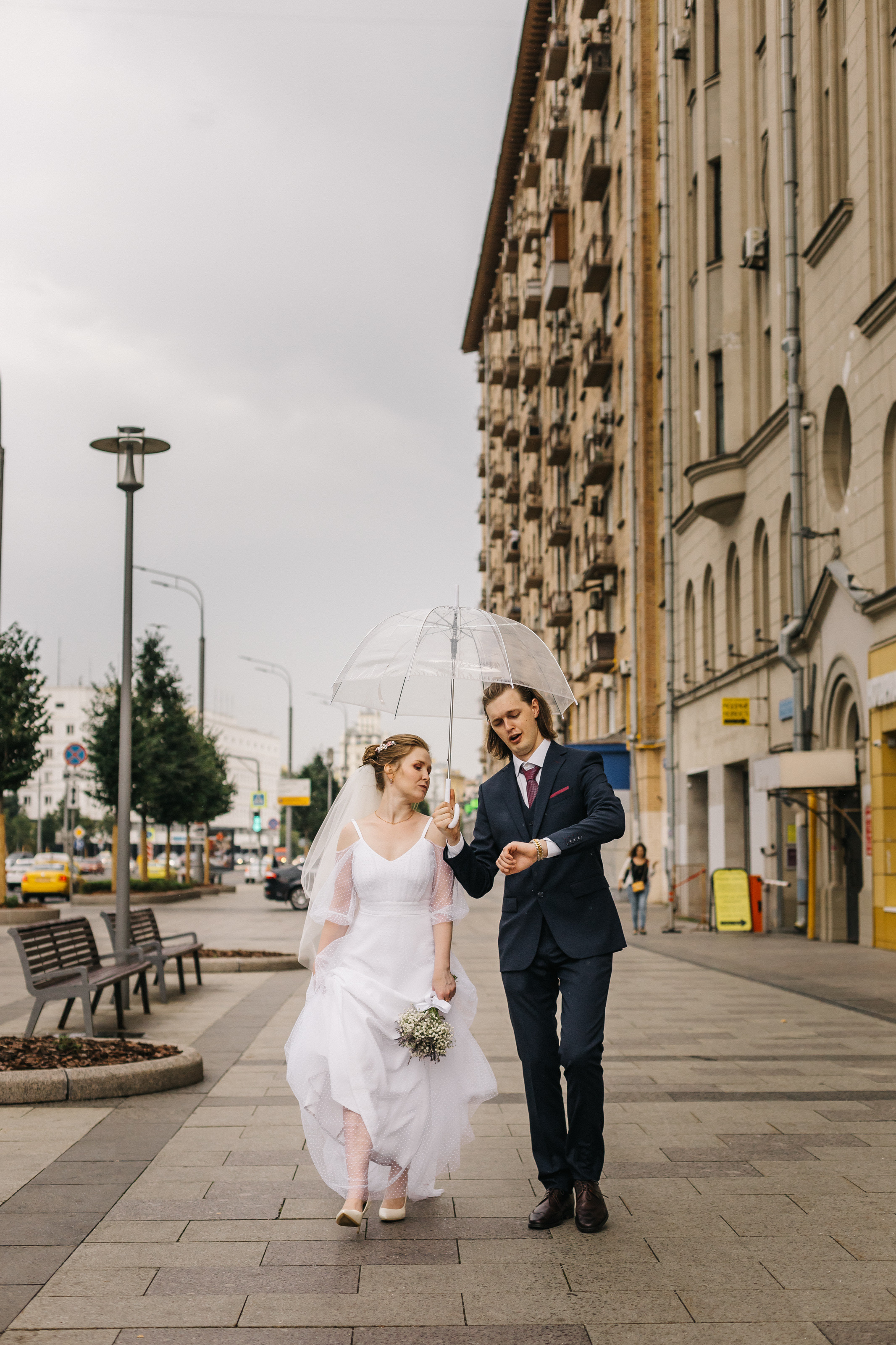 Свадебная прогулка в центре Москвы. Семейный Фотограф в Москве Евгения Симоненко