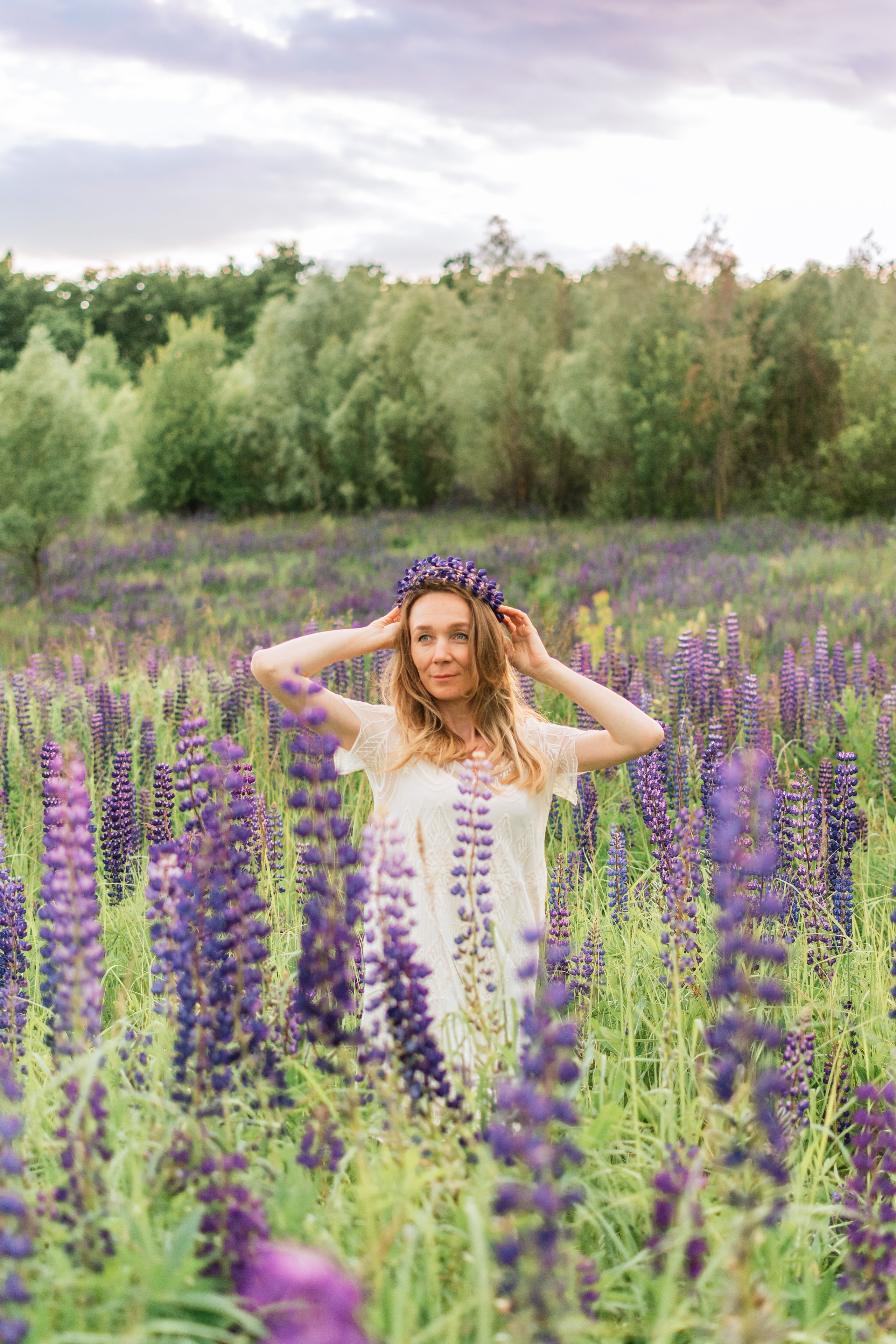 Индивидуальная фотосессия в люпиновых полях