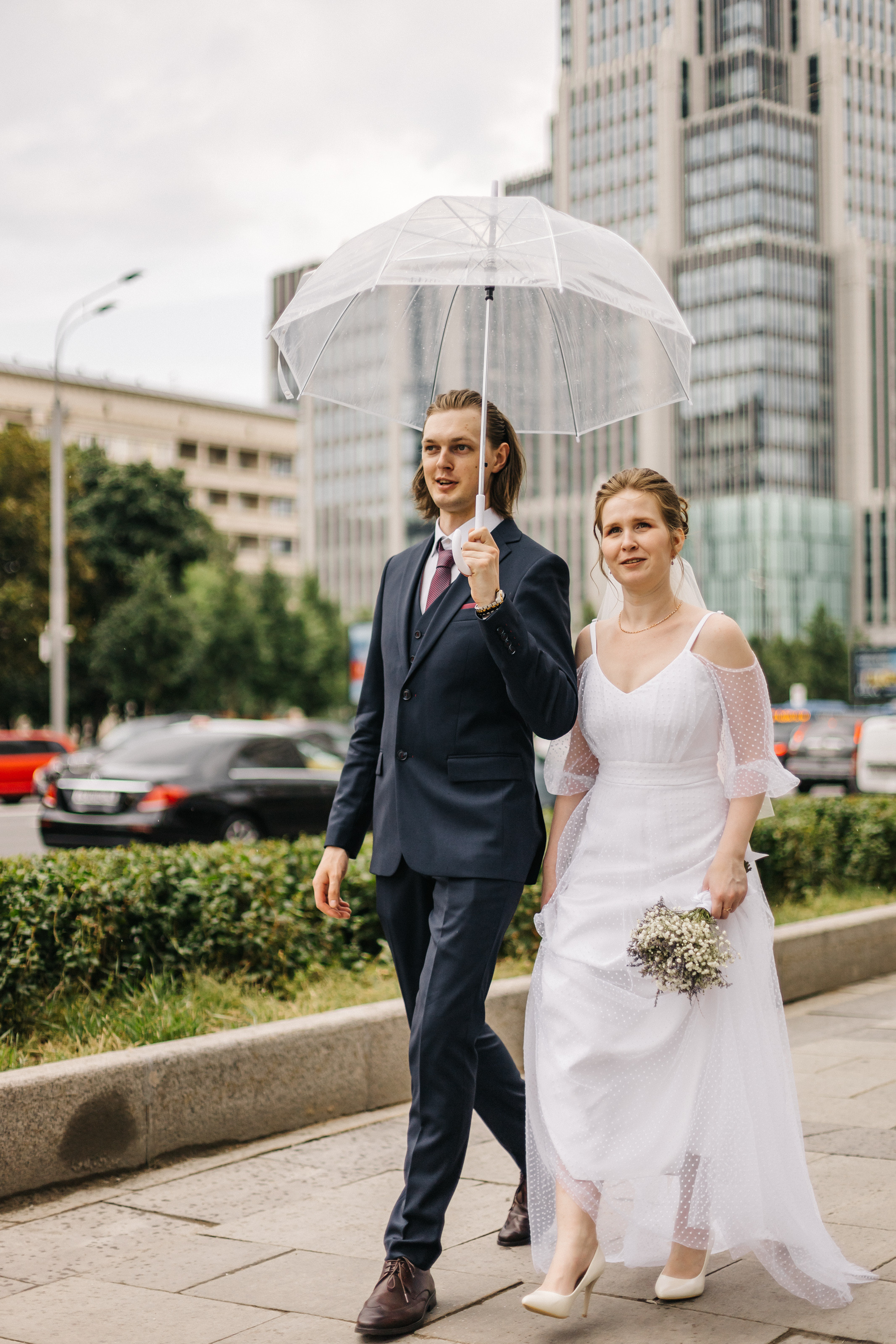 Свадебная прогулка в центре Москвы. Семейный Фотограф в Москве Евгения Симоненко