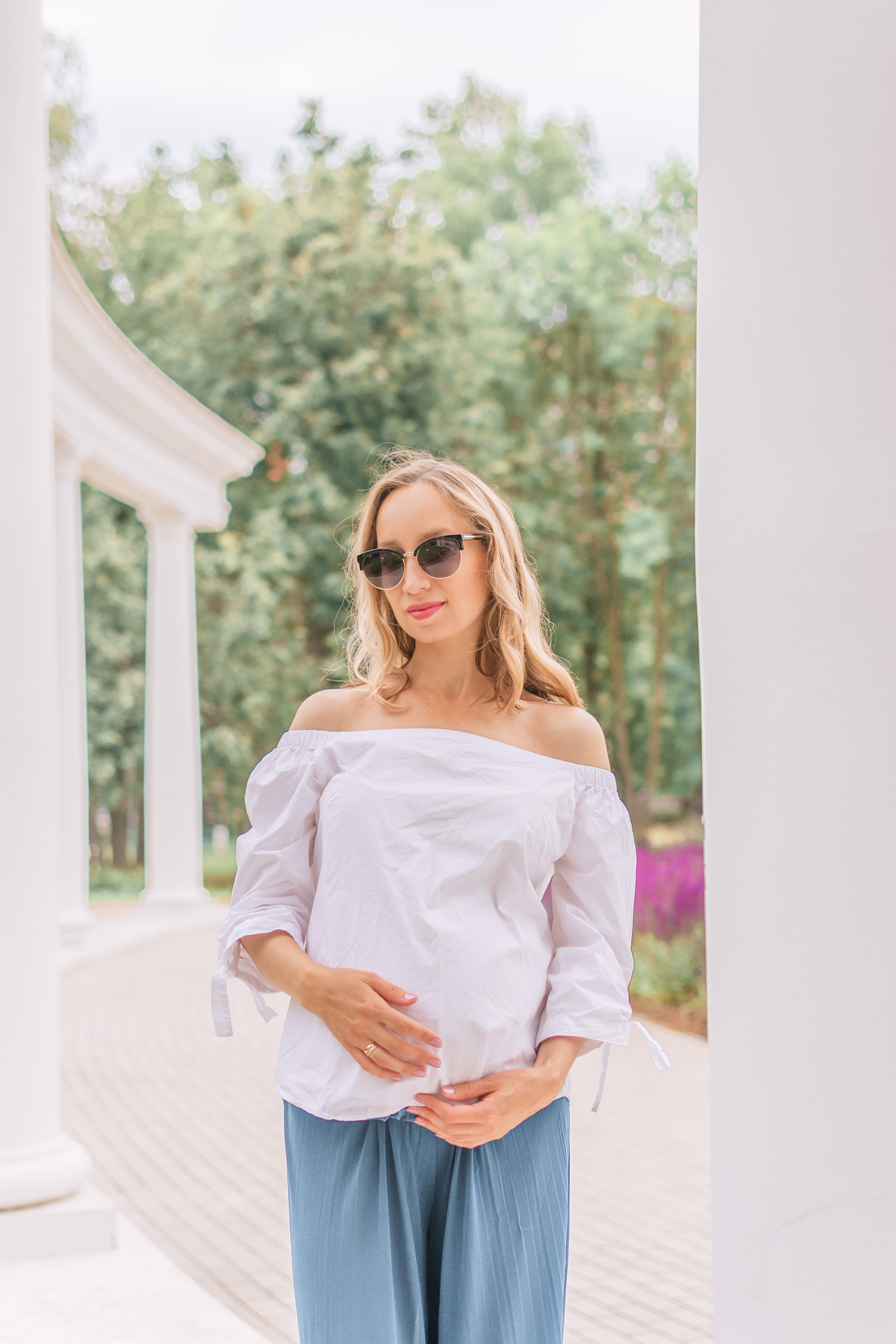 Фотосессия беременности на природе