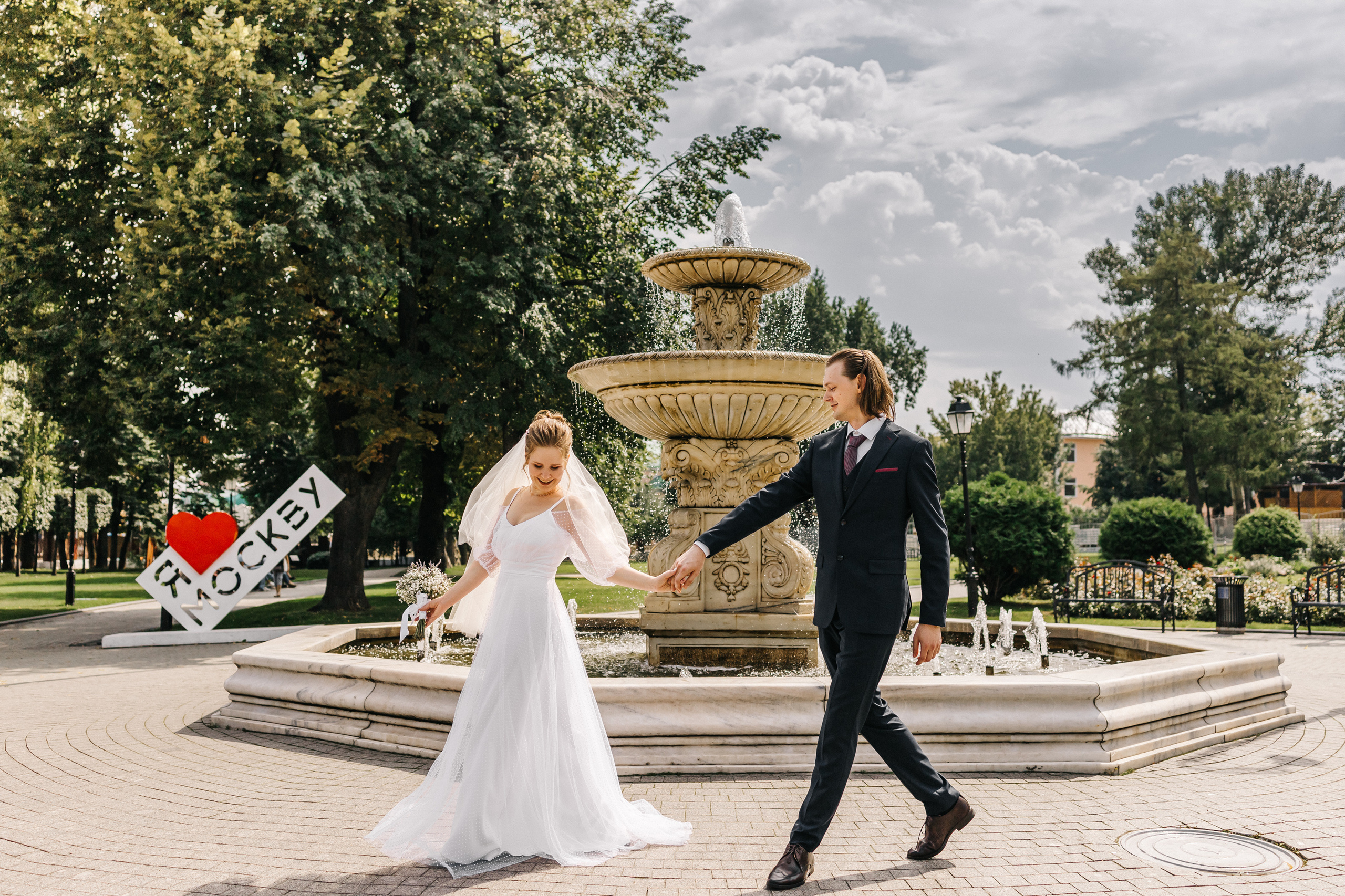 Свадебная прогулка в центре Москвы. Семейный Фотограф в Москве Евгения Симоненко