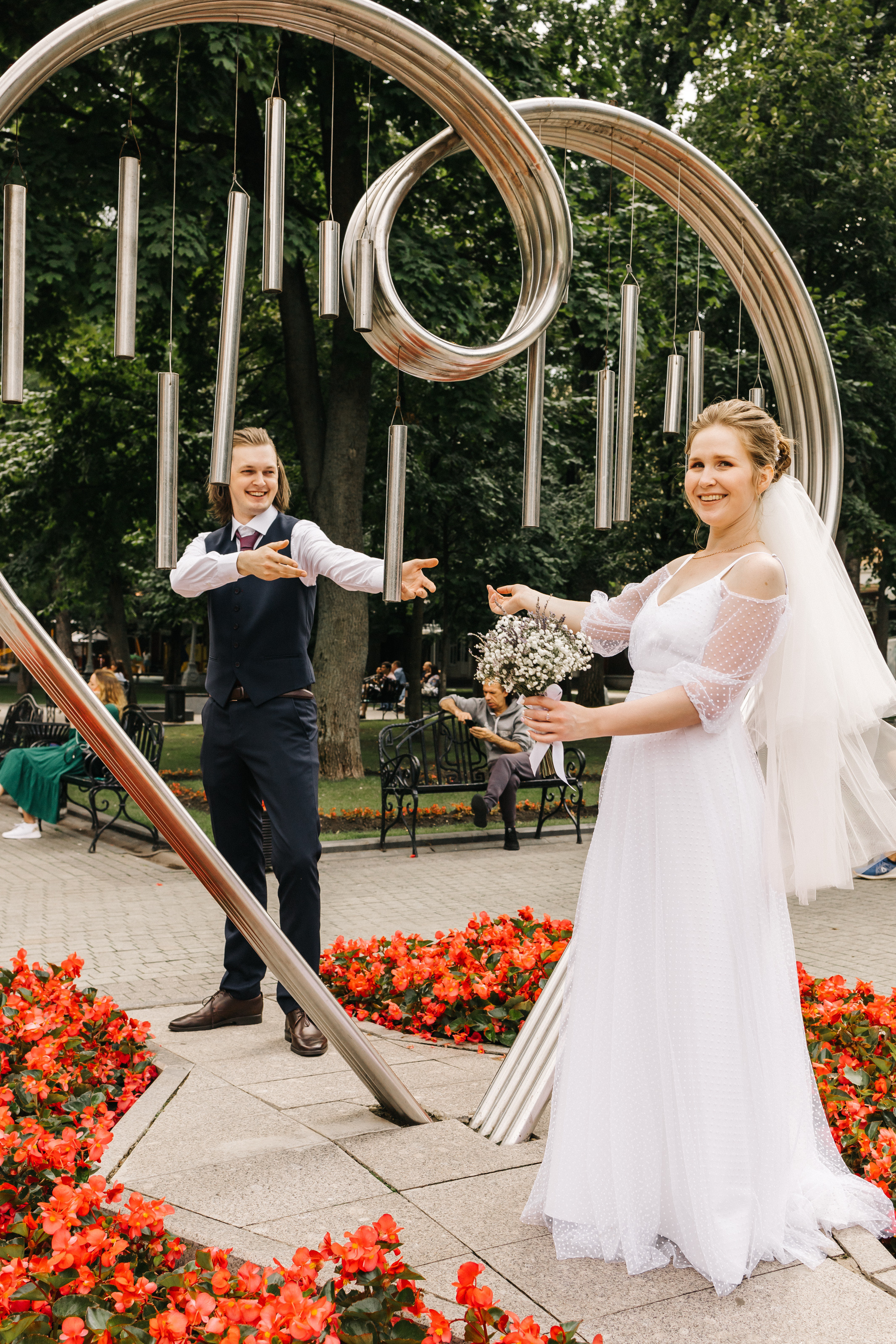 Свадебная прогулка в центре Москвы. Семейный Фотограф в Москве Евгения Симоненко