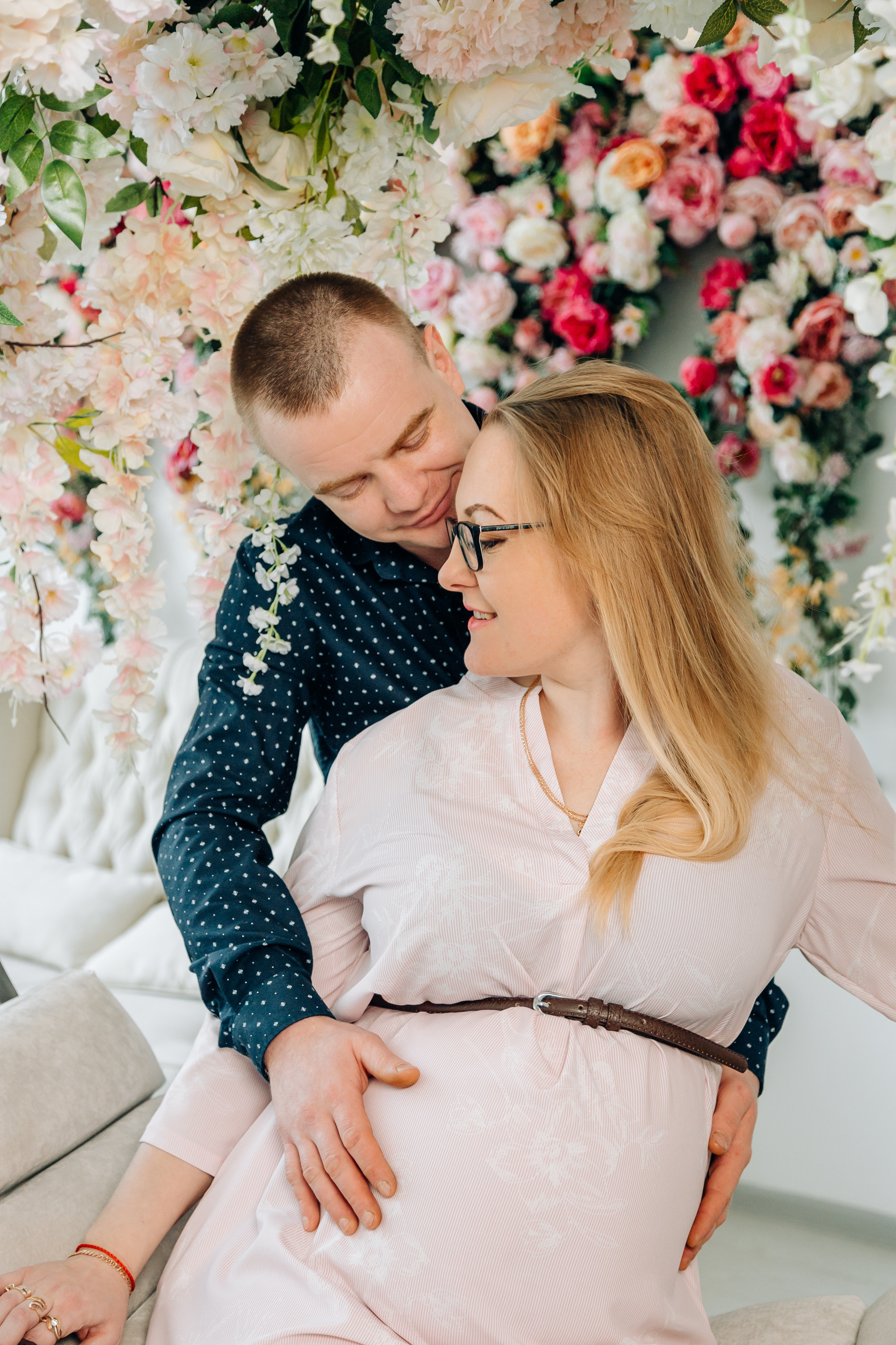 Фотосессия беременности в студии