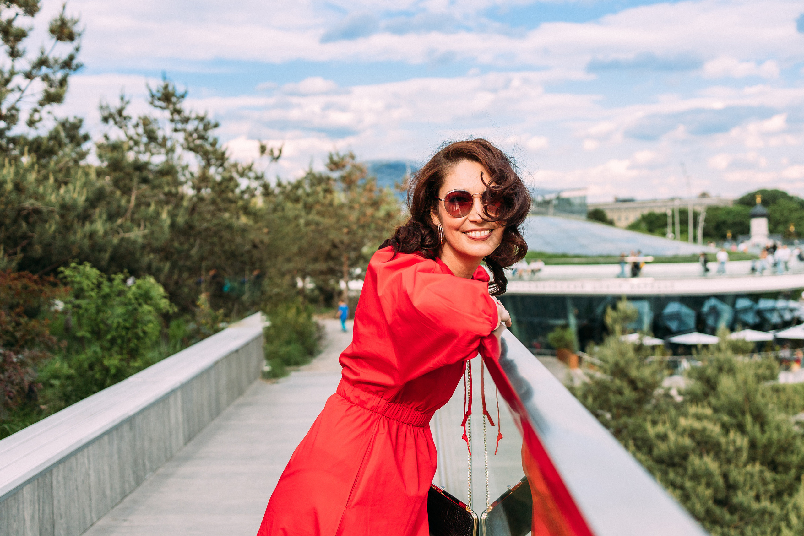 прогулка в парке Зарядье