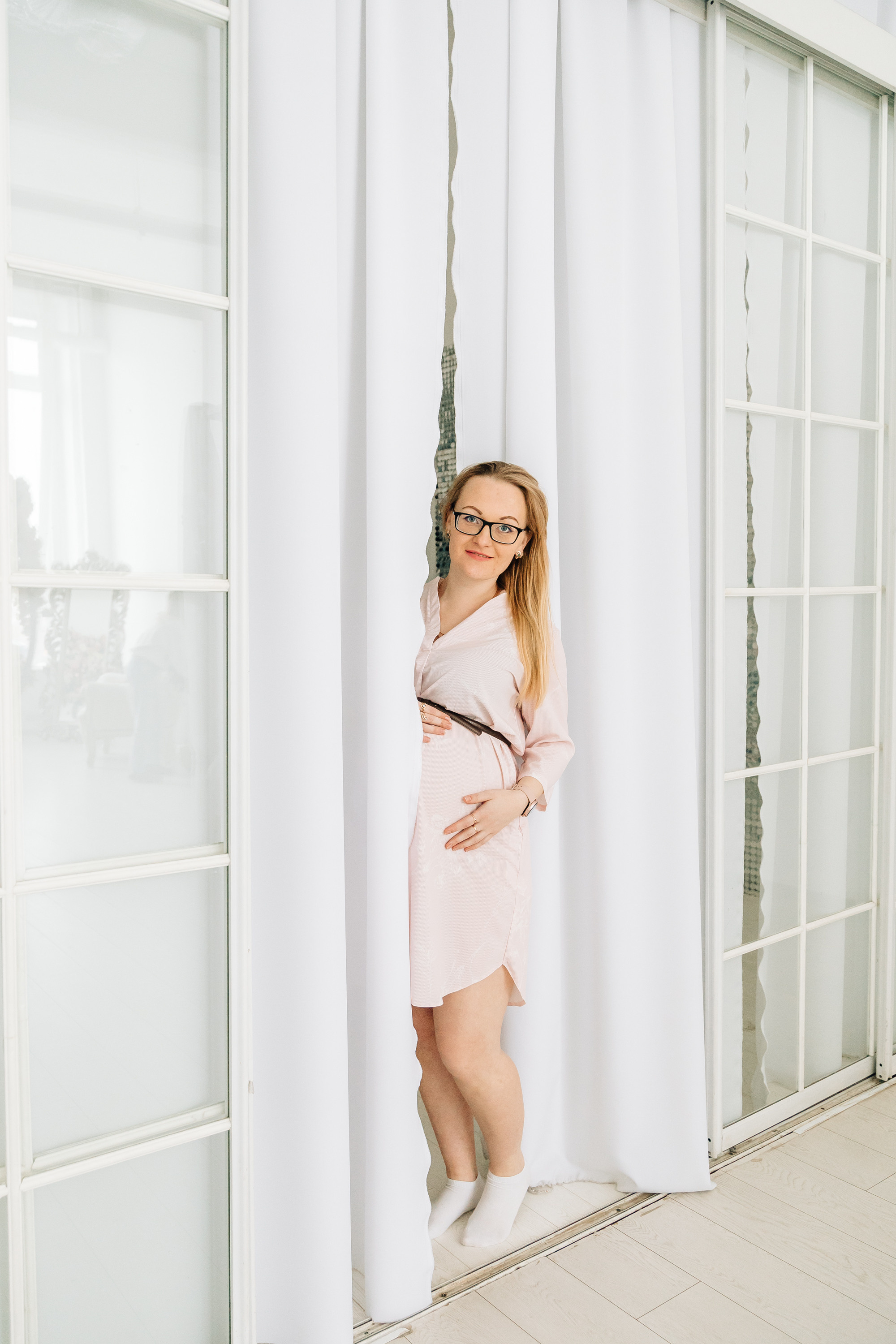 Фотосессия беременности в студии