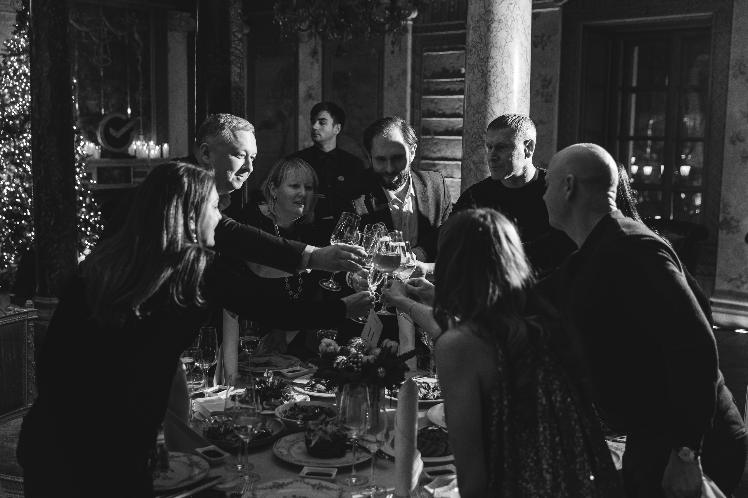 Новогодний ужин Сбер