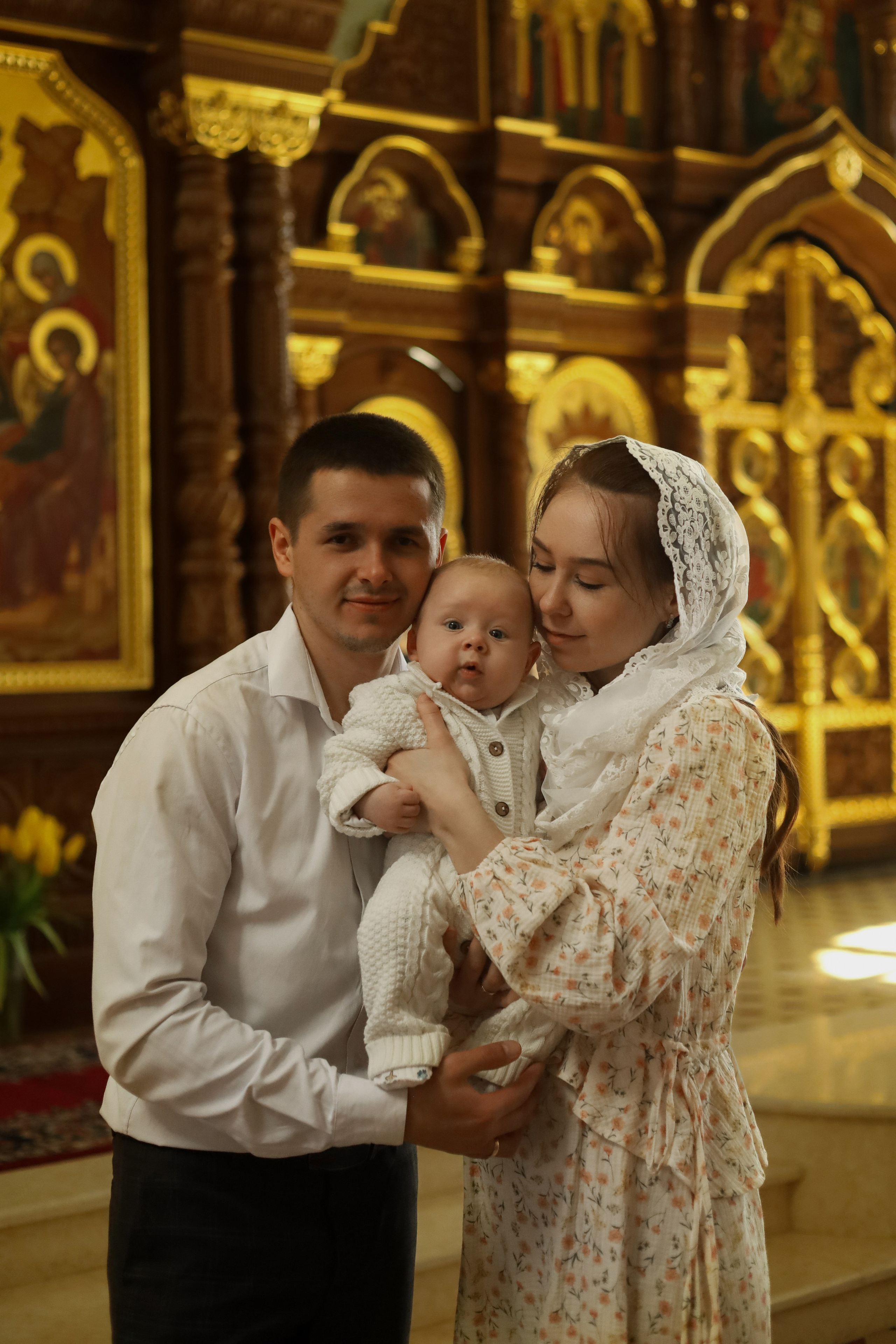 Таинство крещения. Фотограф новорожденных Саратов