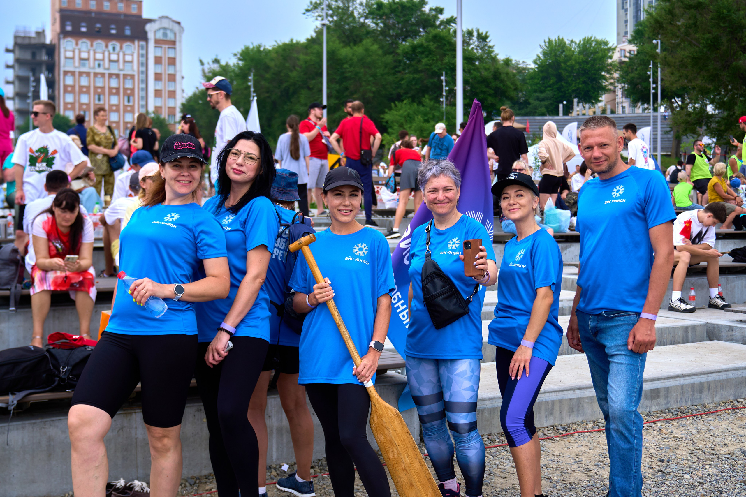 Соревнования на лодках дракон Айс Юнион. Фотограф во Владивостоке
