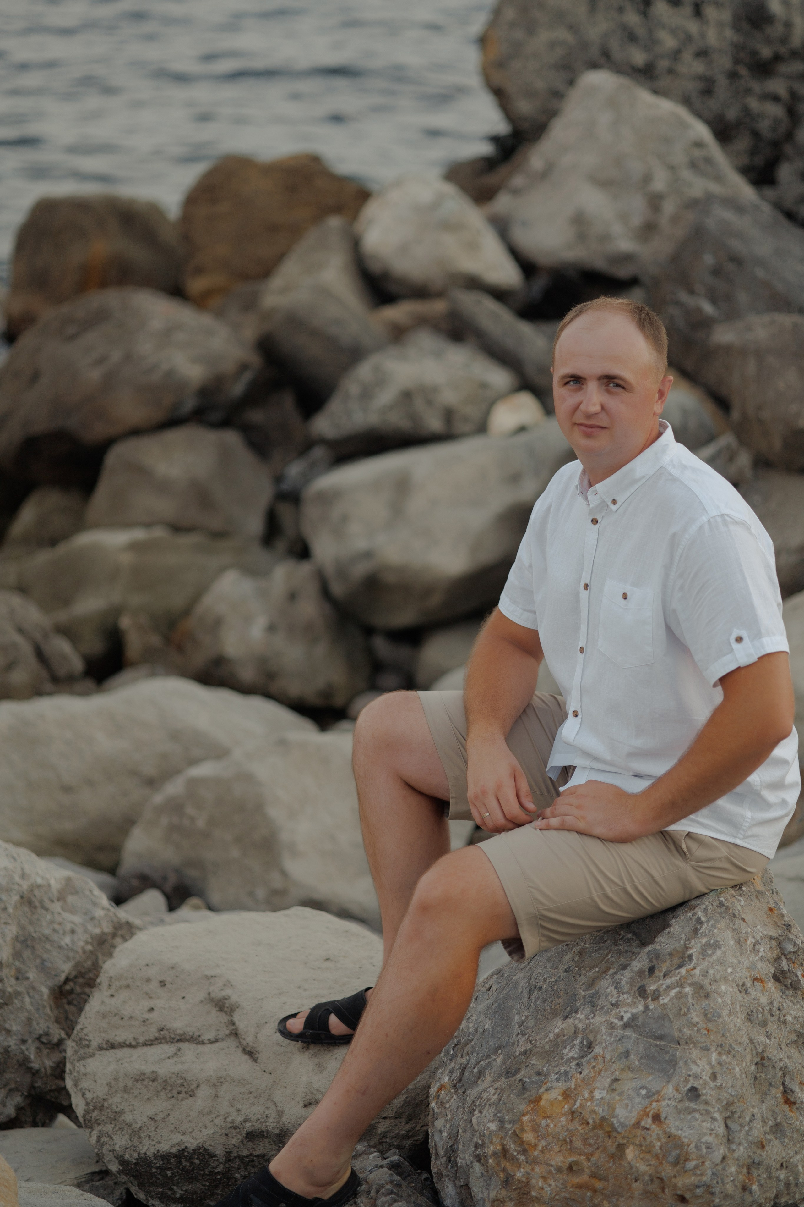 Лавстори на берегу моря. Семейный и портретный фотограф в Геленджике Любовь Бодрова