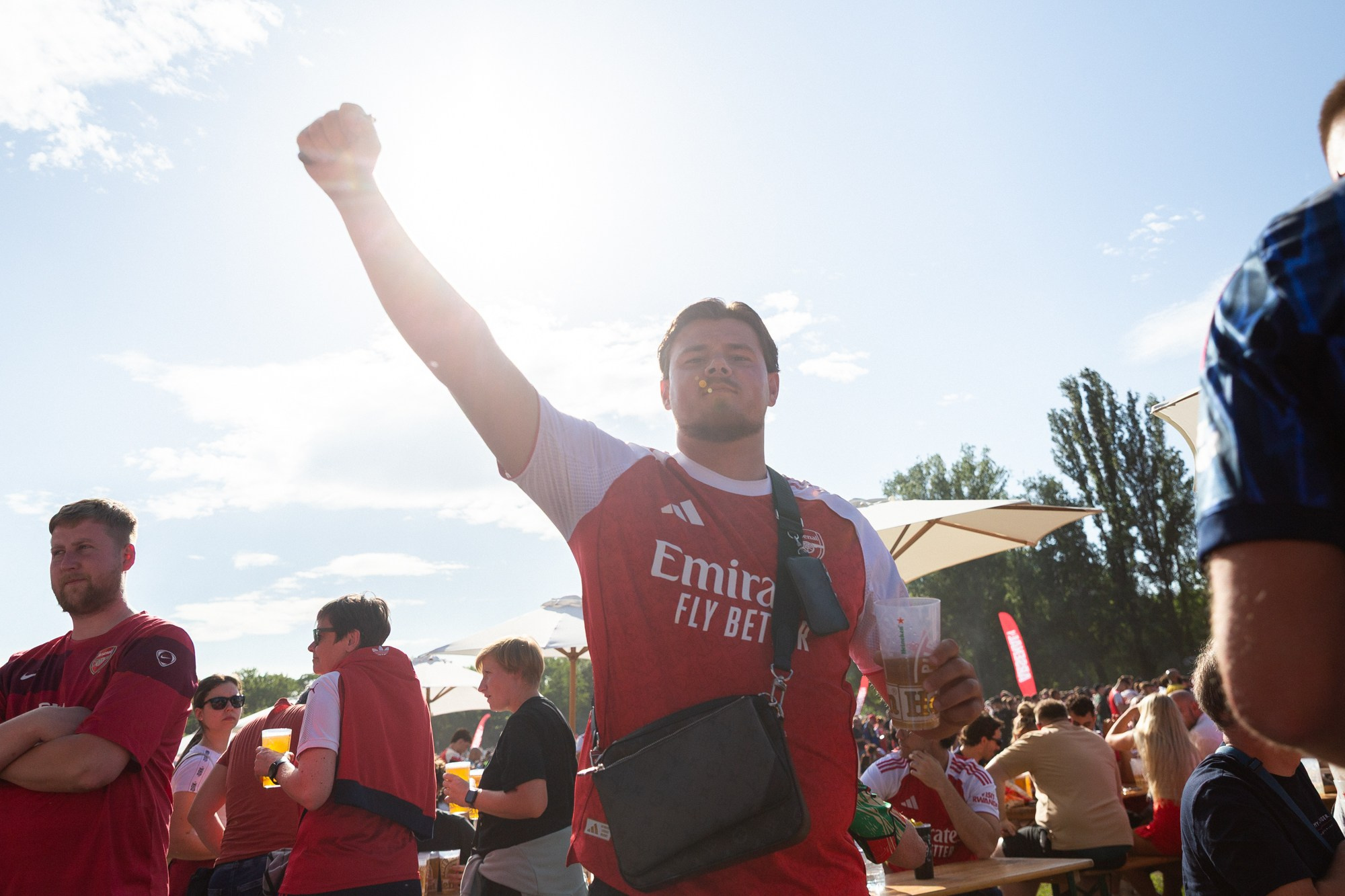 UEFA Champions League Final. Arsenal vs PSG. Budapest 2026. Arsenal Fan Zone. Photographer in Budapest  — Yura Knyazev