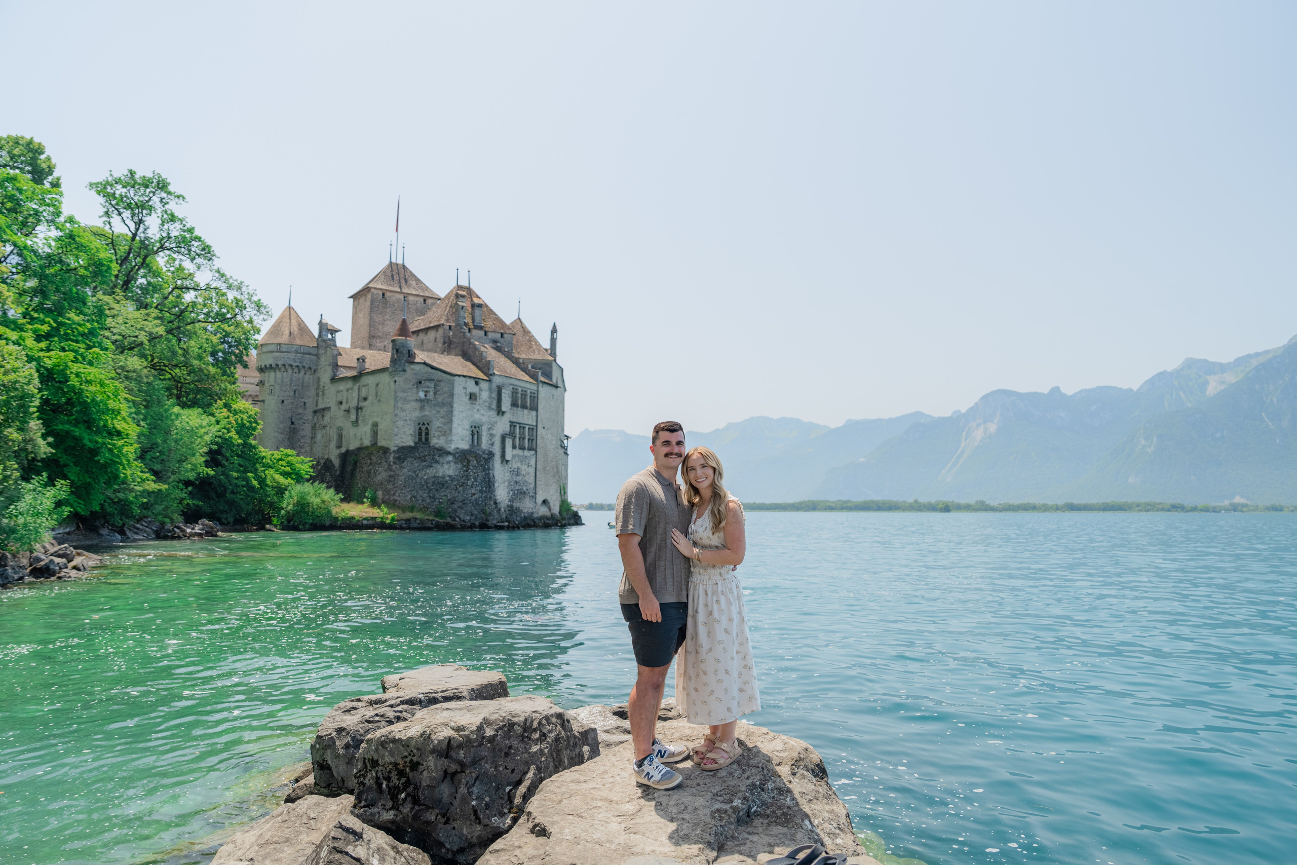 Brooklyn & Dakota | Proposal Montreux. Профессиональный свадебный фотограф в Женеве и Швейцарии | Таня Вовчецкая