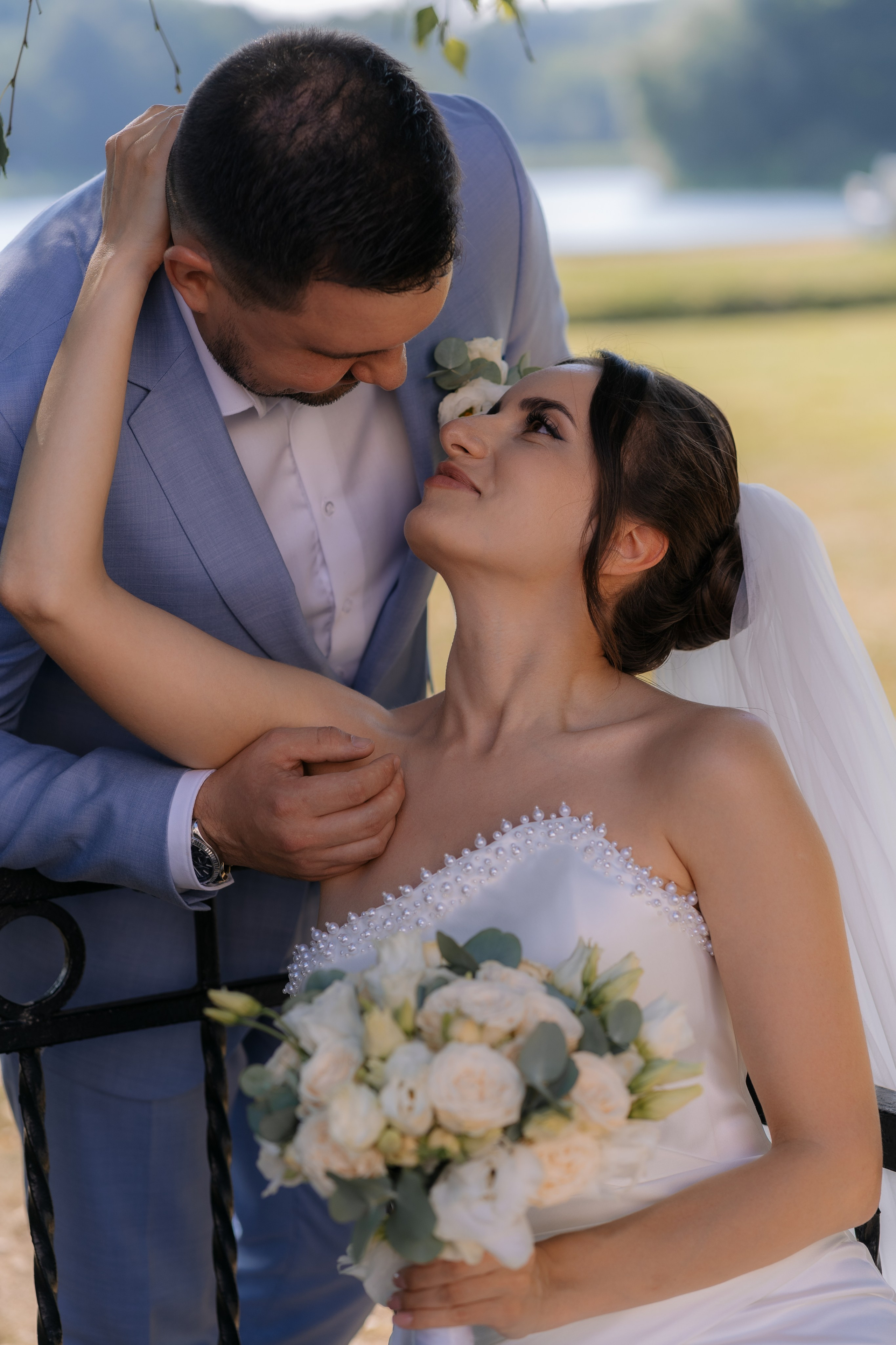 Свадебная фотосессия в Москве, парк Кусково. Свадебный фотограф в Москве Анна Полушина