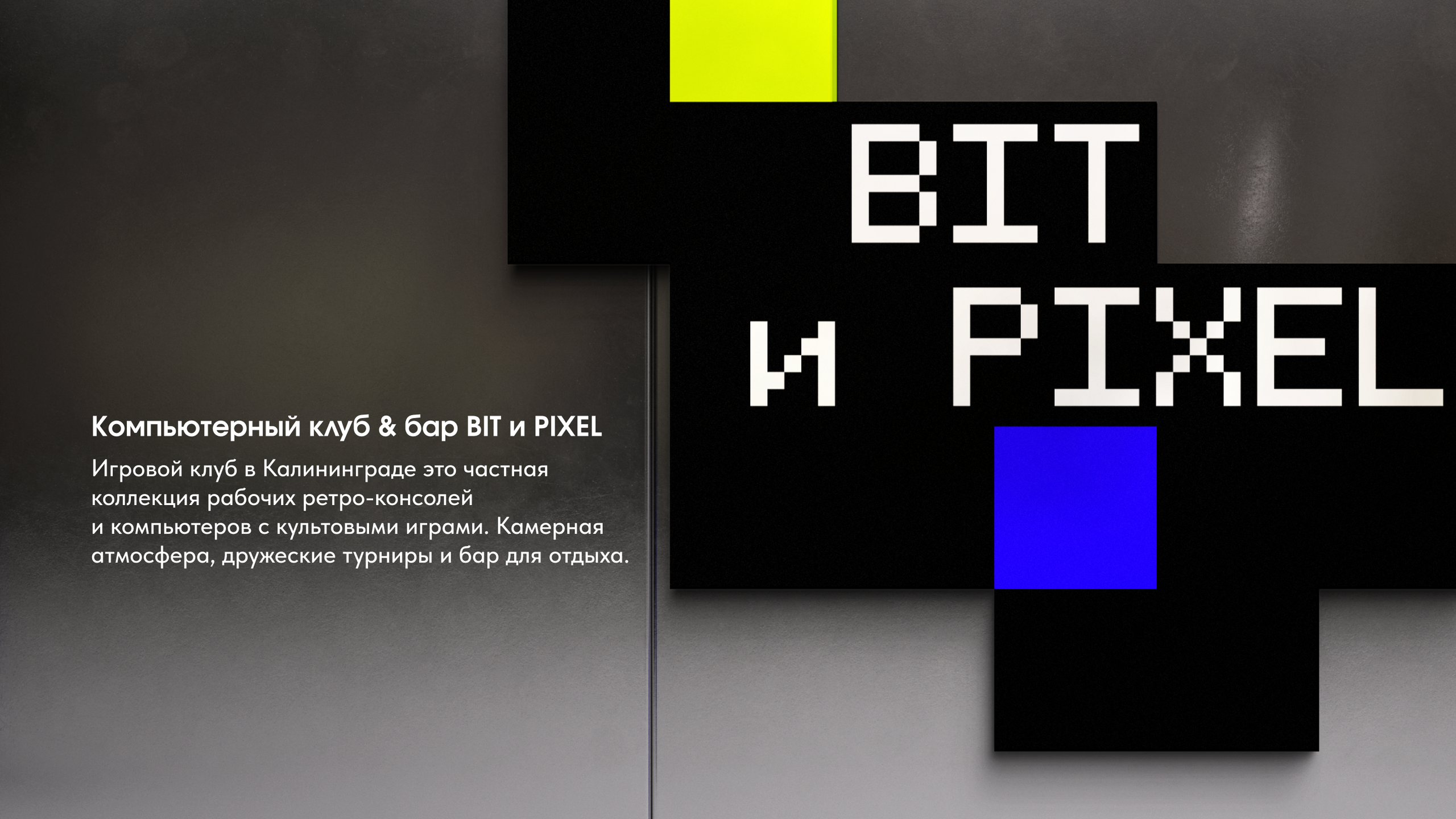 Ретро компьютерный клуб & бар. Саитова Ирина