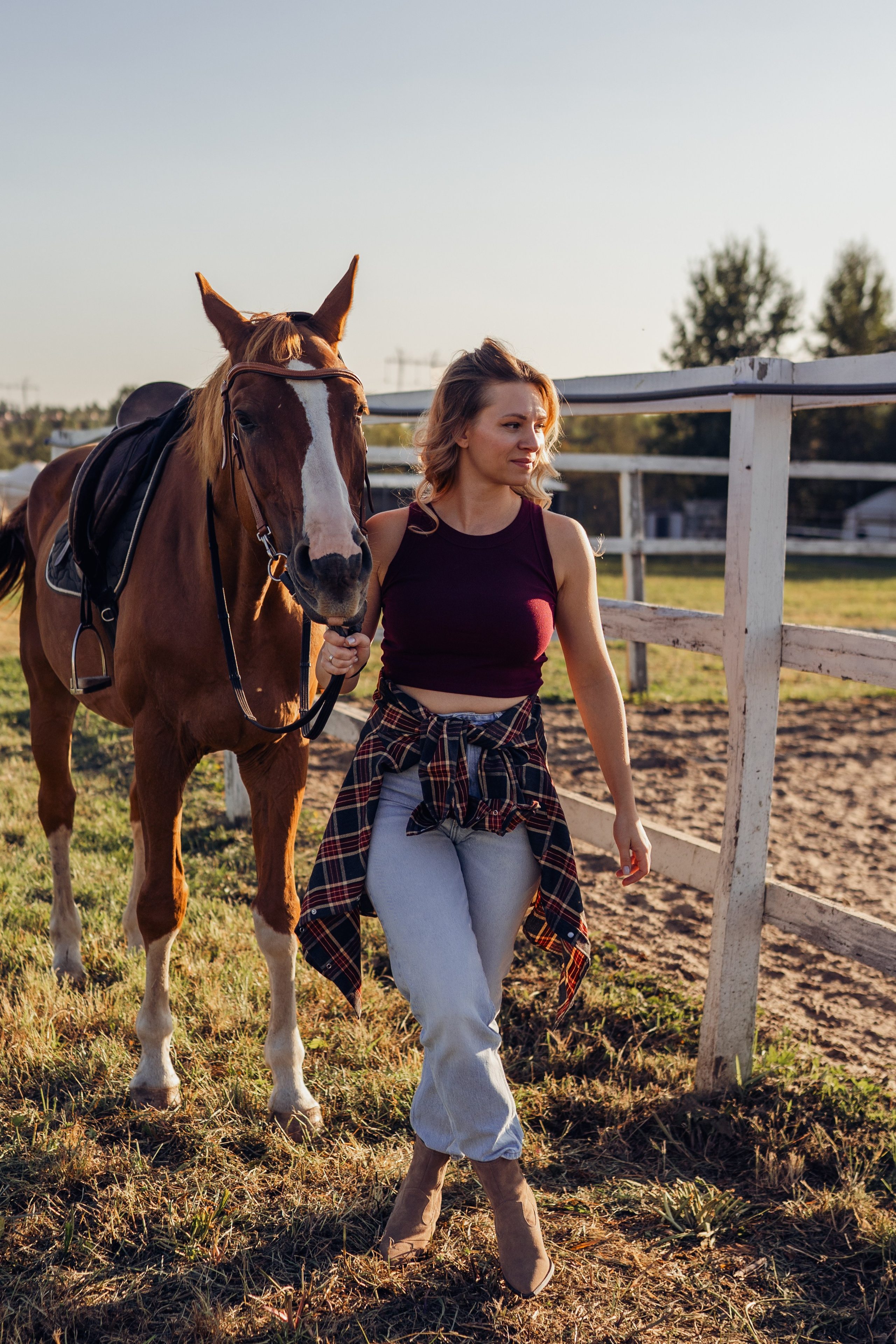Фотосессия и прогулка на лошади. Семейный и детский фотограф Долгопрудный, Мария Кухтарова