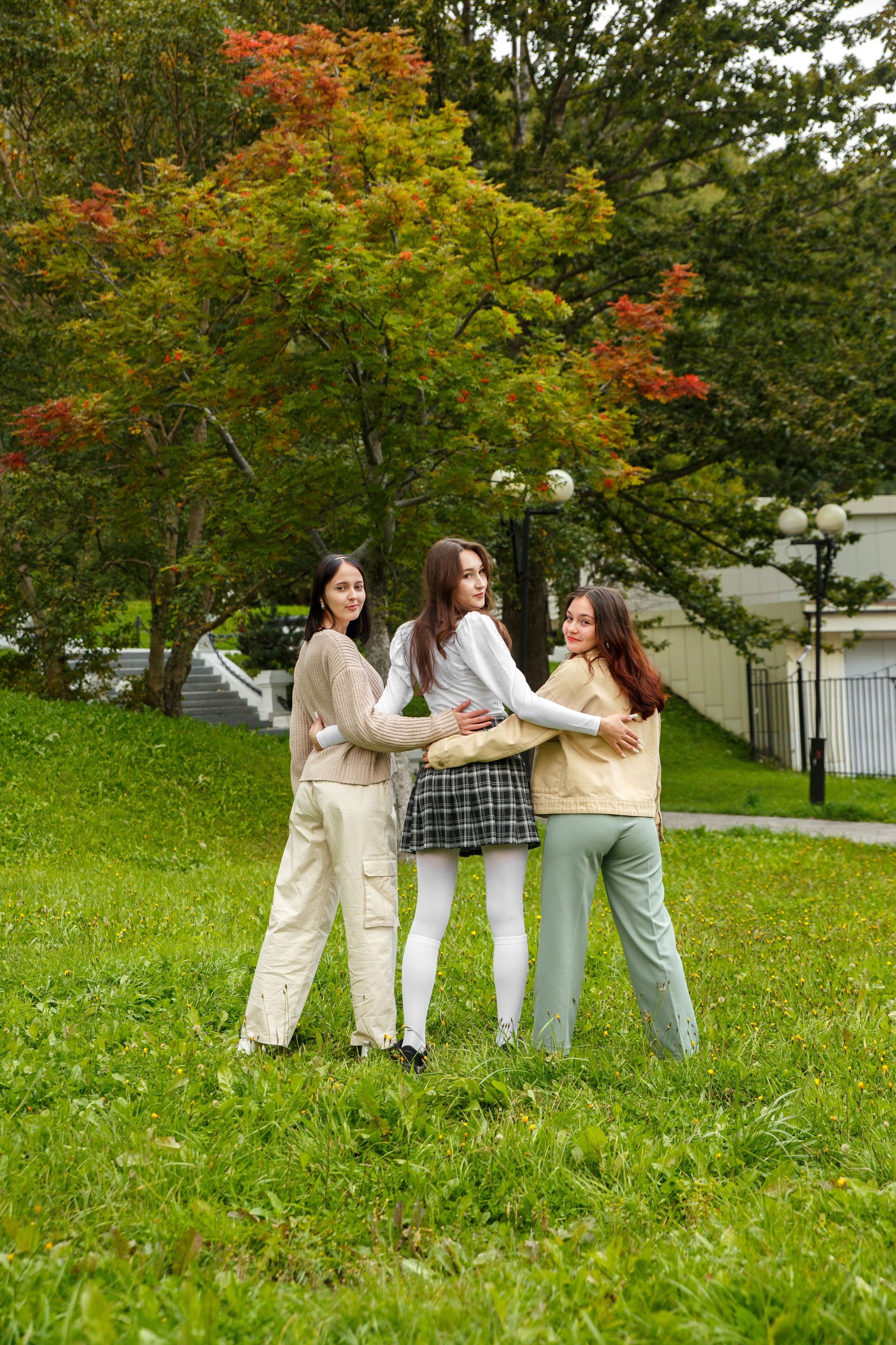 Школьная фотосессия в центре Петропавловска-Камчатского