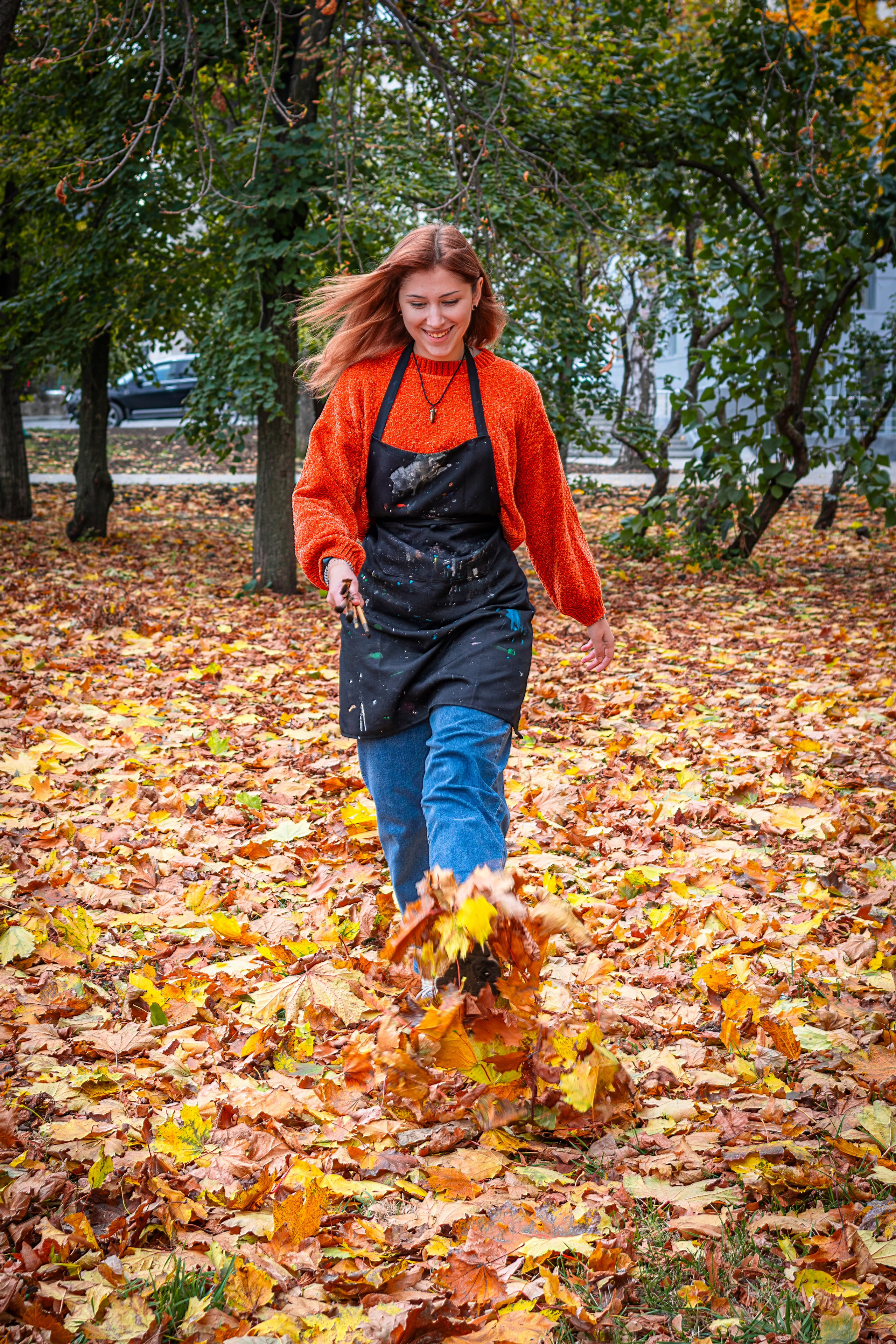 Яркая прогулка среди осенней листвы. Фотограф в РФ и ЛНР Юлия Федосеева
