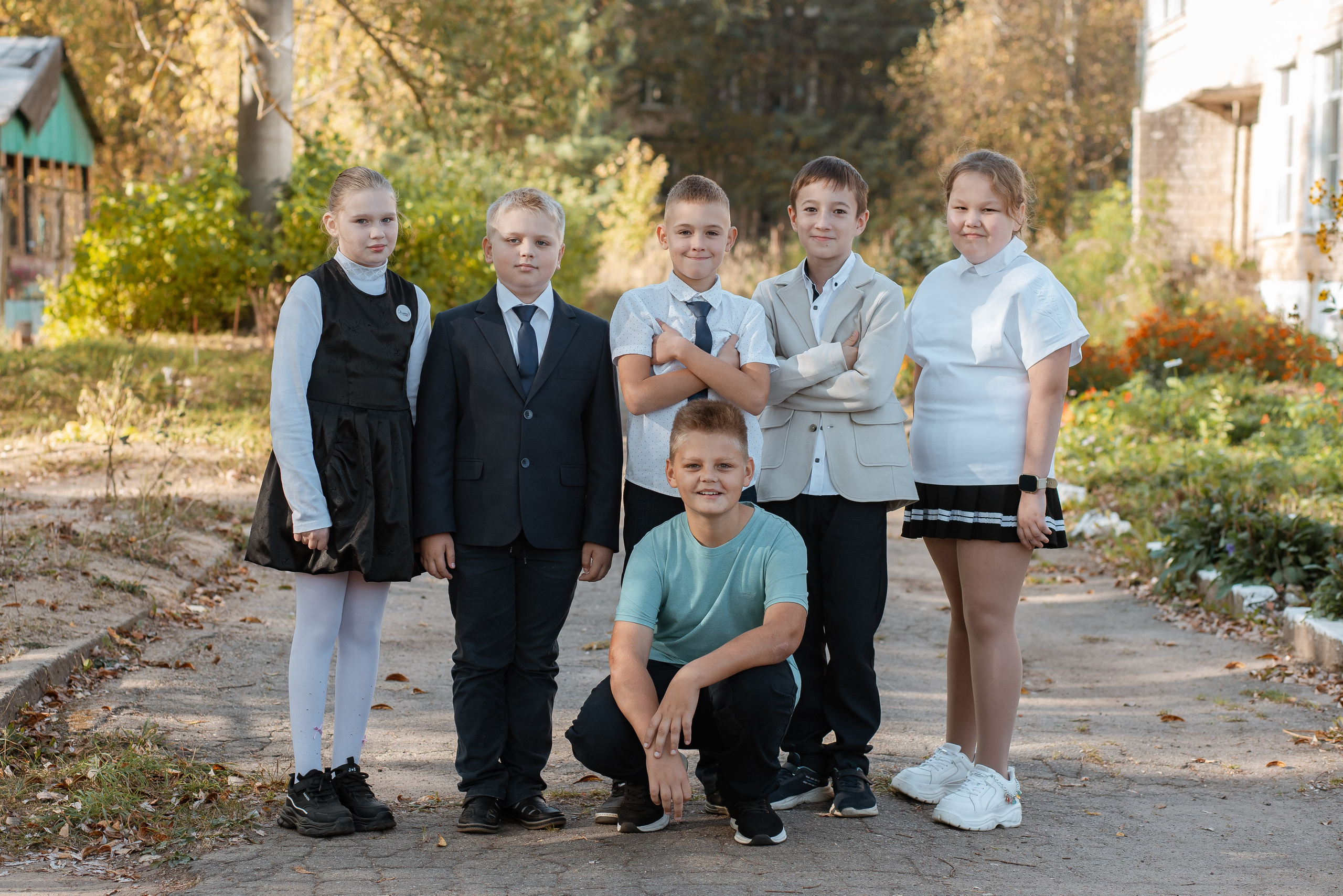 Школа № 19, 4 класс. Фотосессия для выпускной папки. Студия выпускных альбомов Остров