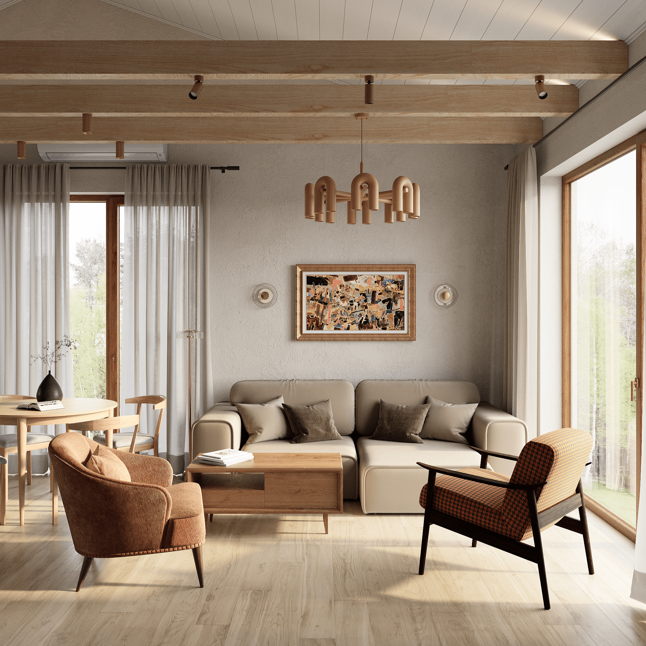 MID-CENTURY HOME. Бастракова Валерия — дизайнер интерьера с архитектурным образованием