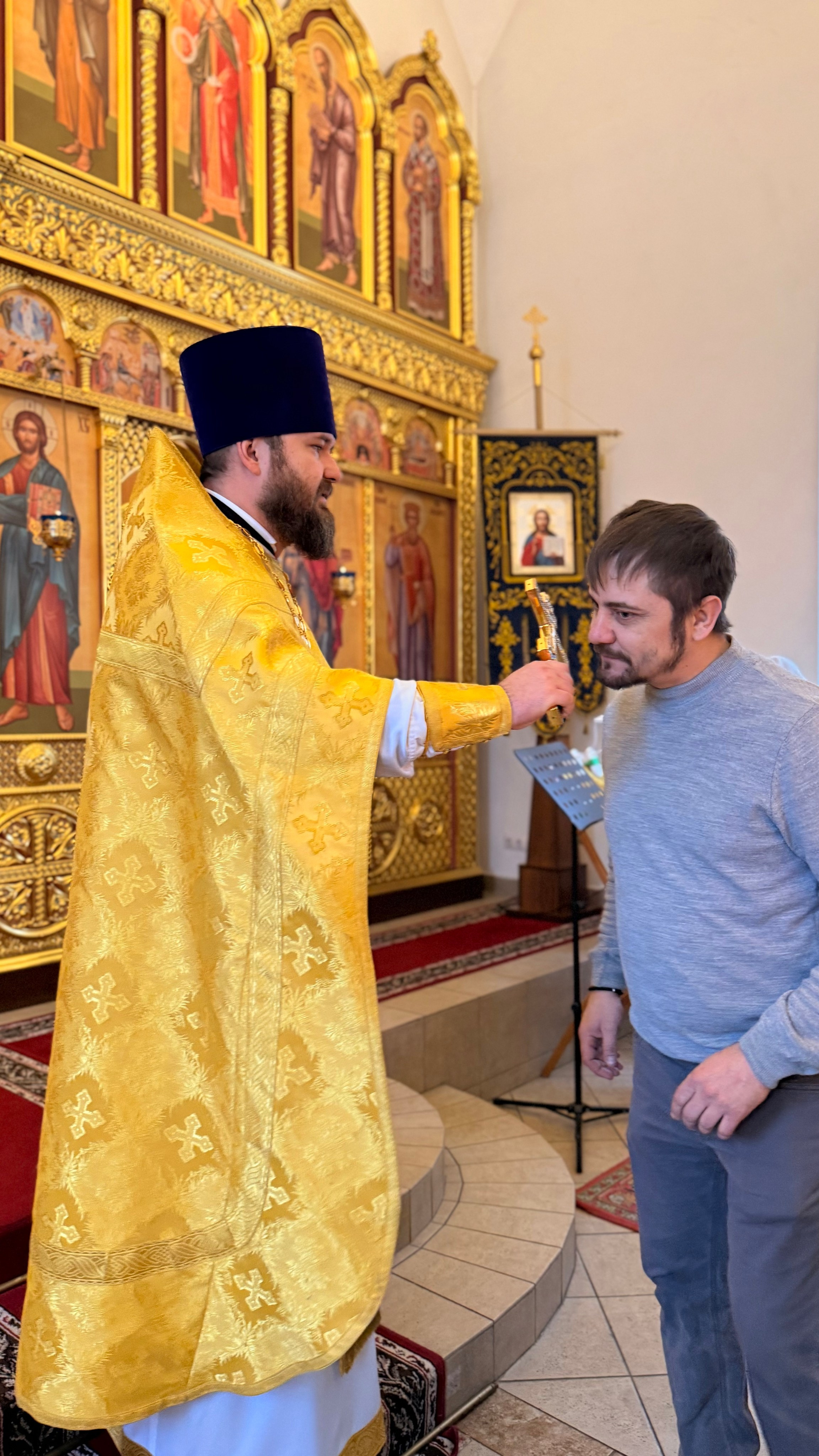 Божественная литургия в храме Нечаянной Радости. Саратовское Юго-Западное благочиние