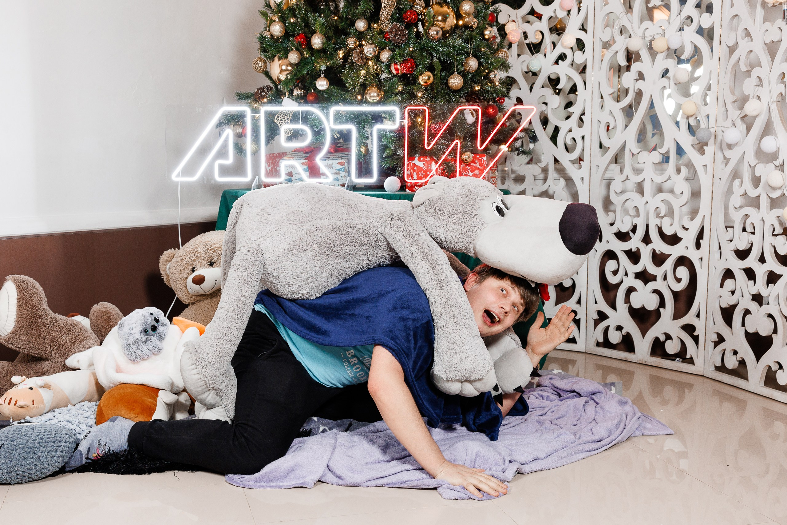 Пижамный новогодний корпоратив АРТВ. Фотограф в Санкт-Петербурге — Сергей Петров