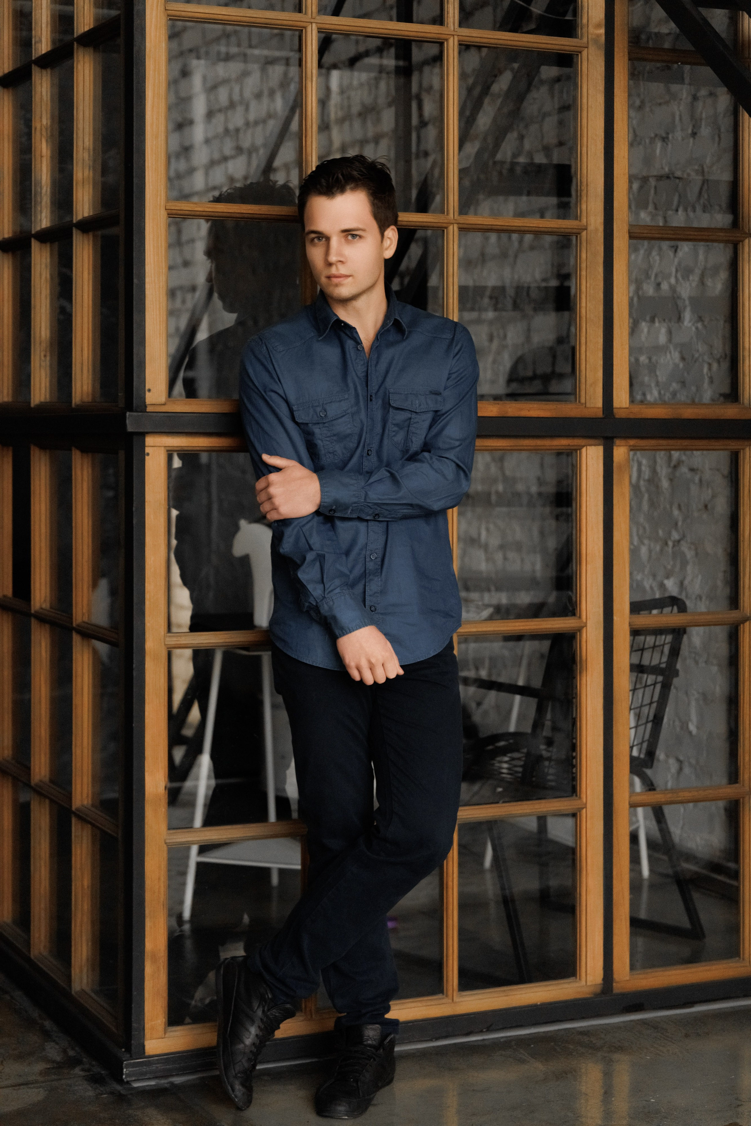 Фотосессия для Леонида. Женский и мужской фотограф в Нижнем Новгороде Наталья Латыпова. Портреты в низком ключе