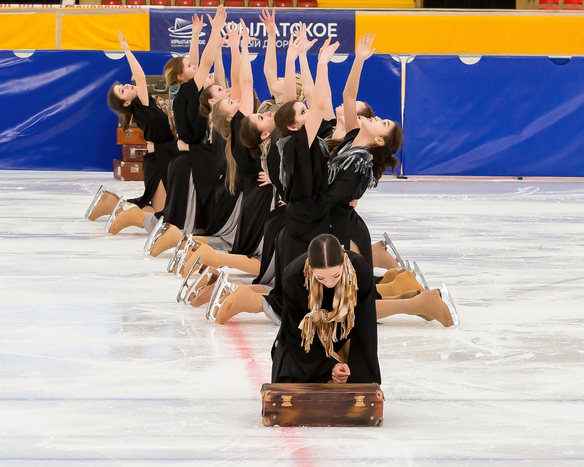 Открытый кубок Московского спорта среди спортивных балетов на льду. Детский театр на льду «АЛЕКО». Репортажный фотограф в Москве