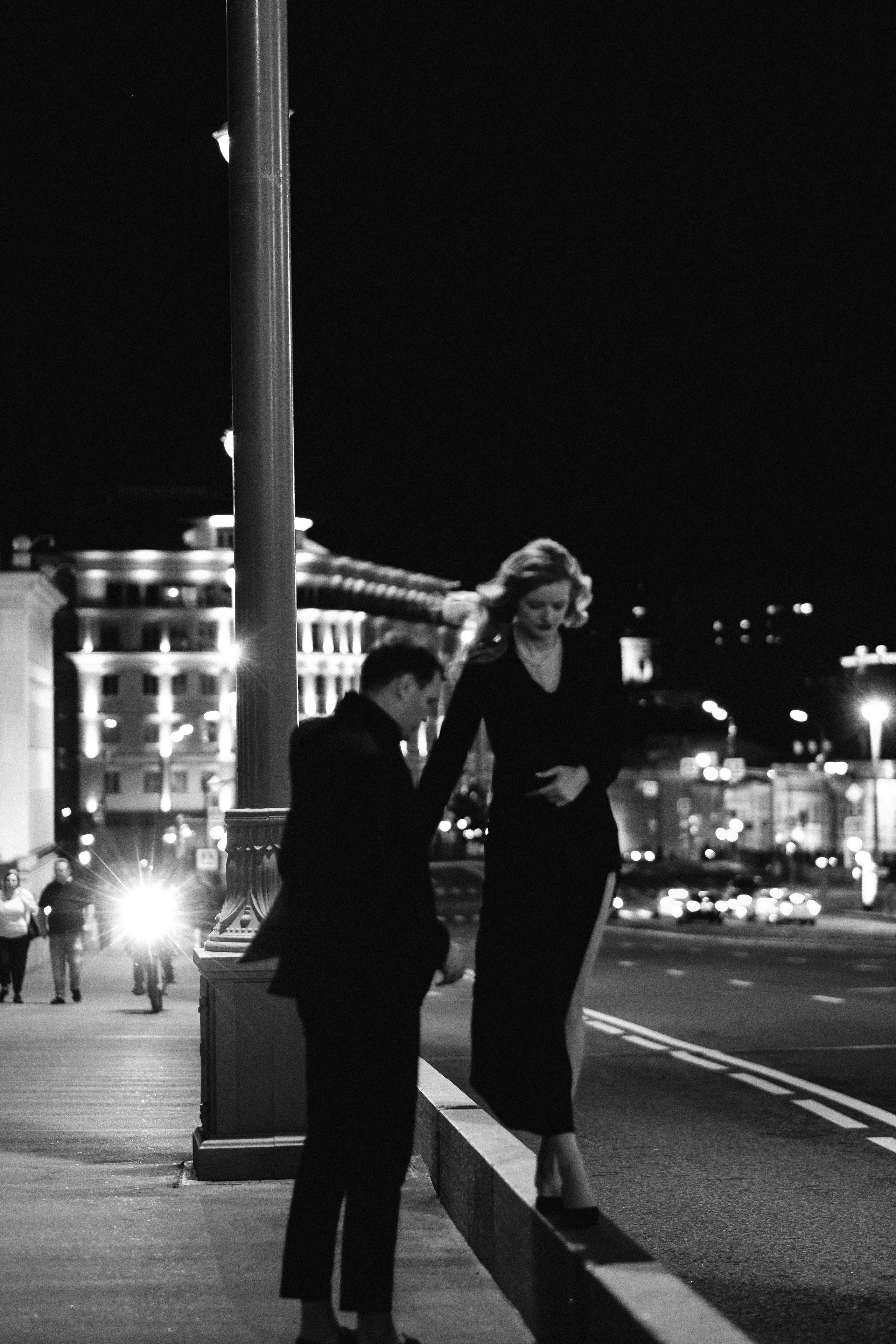 По ночному городу. Свадебный фотограф Александра Тюлякова