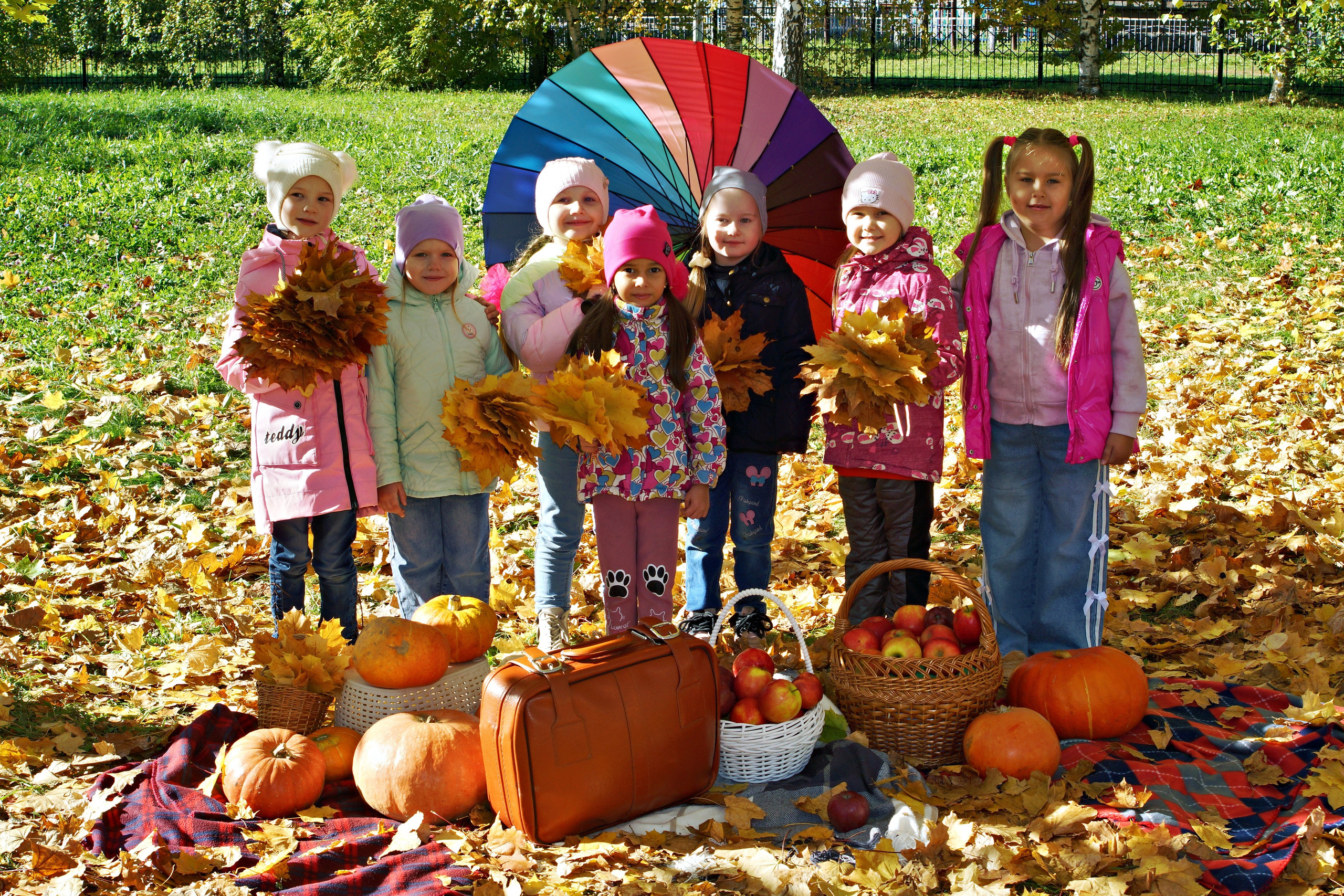 Осенняя фотосессия в детском саду г. Йошкар-Ола