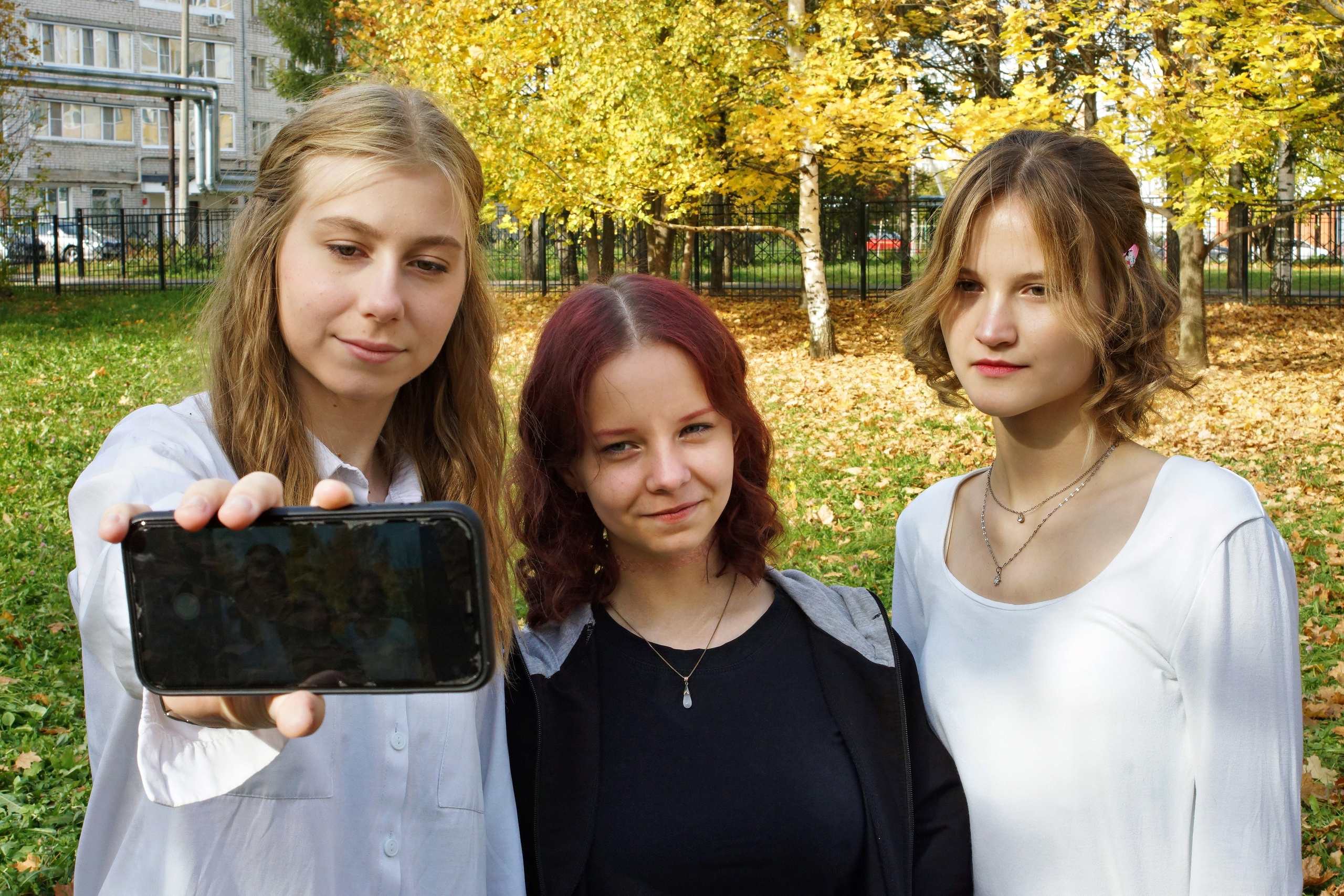 Осенняя фотосессия в школе г. Йошкар-Ола