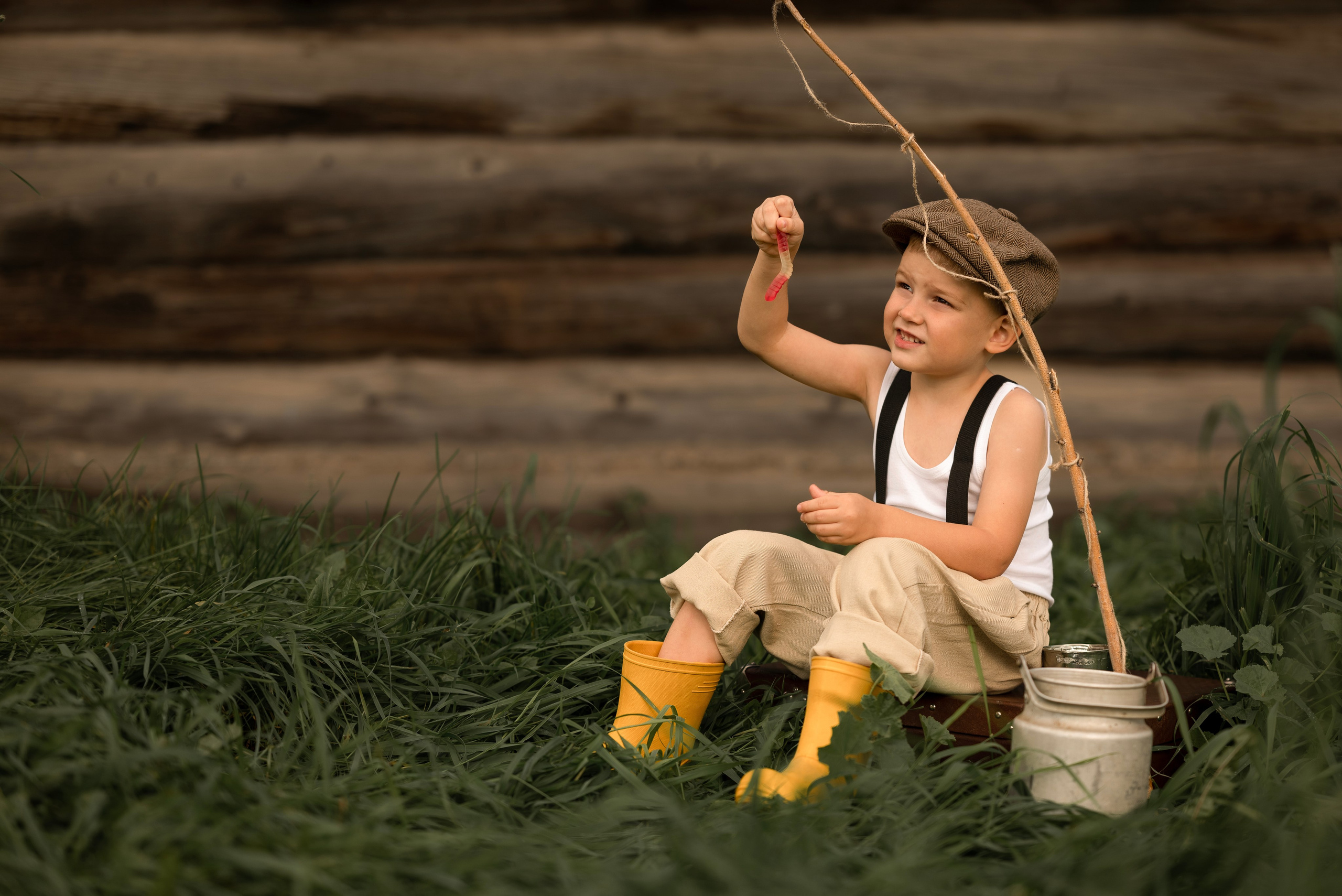 Кирилл на рыбалке