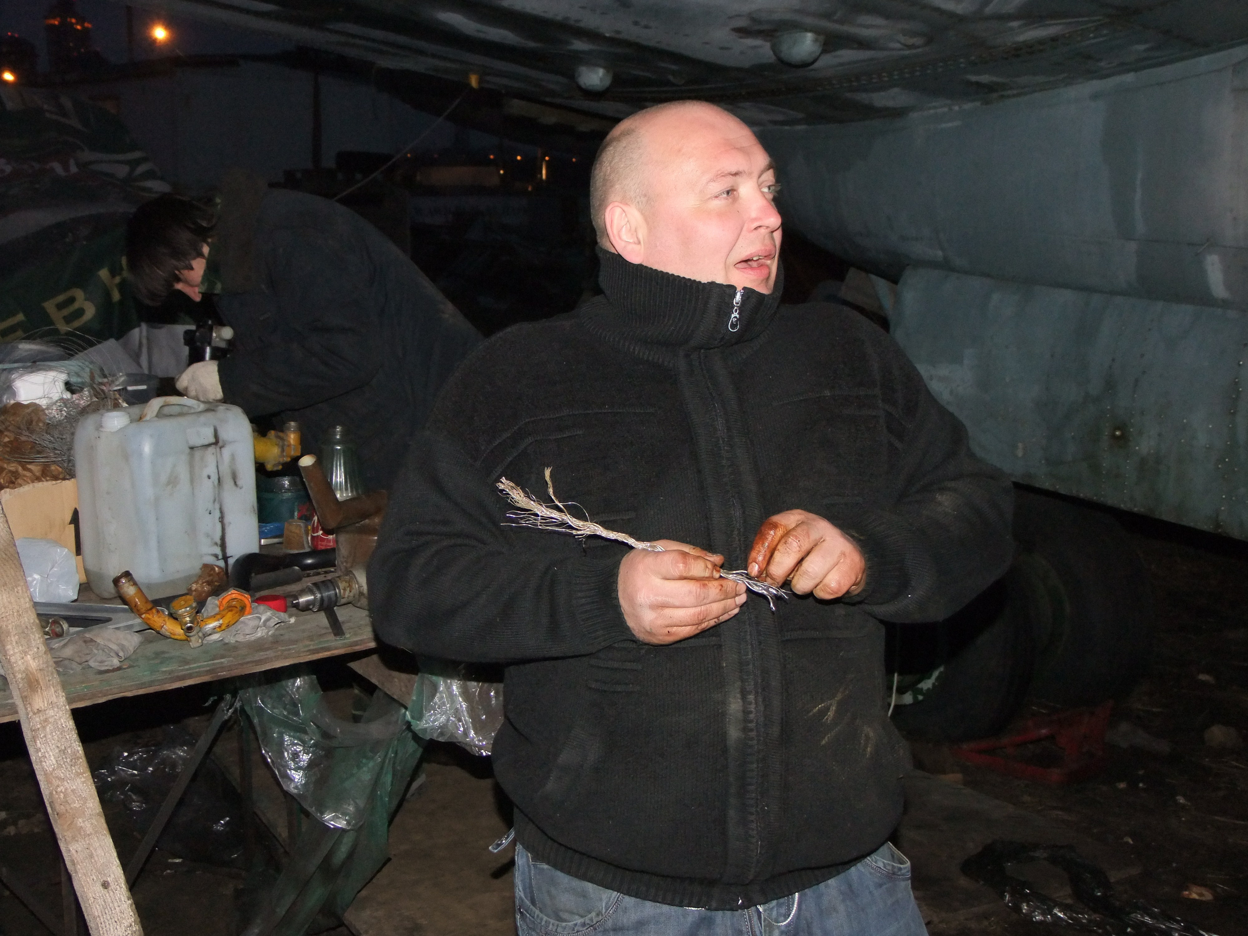 Ил-14Т «Голубая Мечта» работы в Тушино (2011 г.). Фотоальбом показывающий увлекательный мир авиации и мир медведей Андрея Иванова