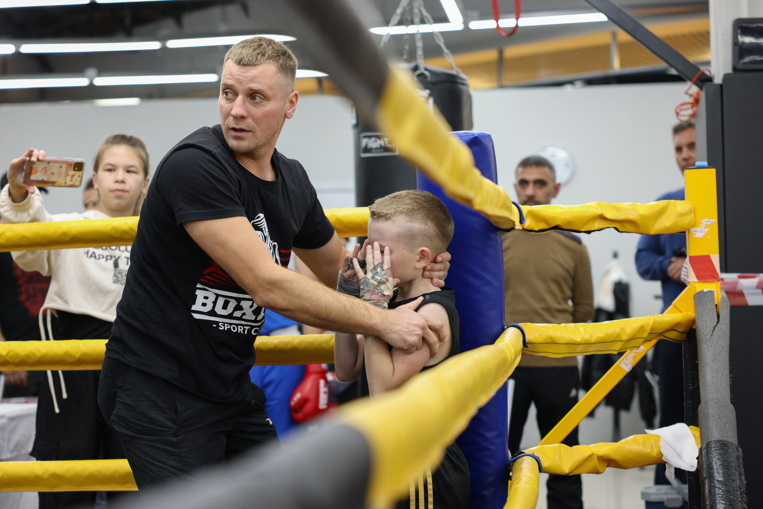 Открытый ринг «кубок ООО «ТЭК НеваСпецТяж». Фотограф Александр Заломаев