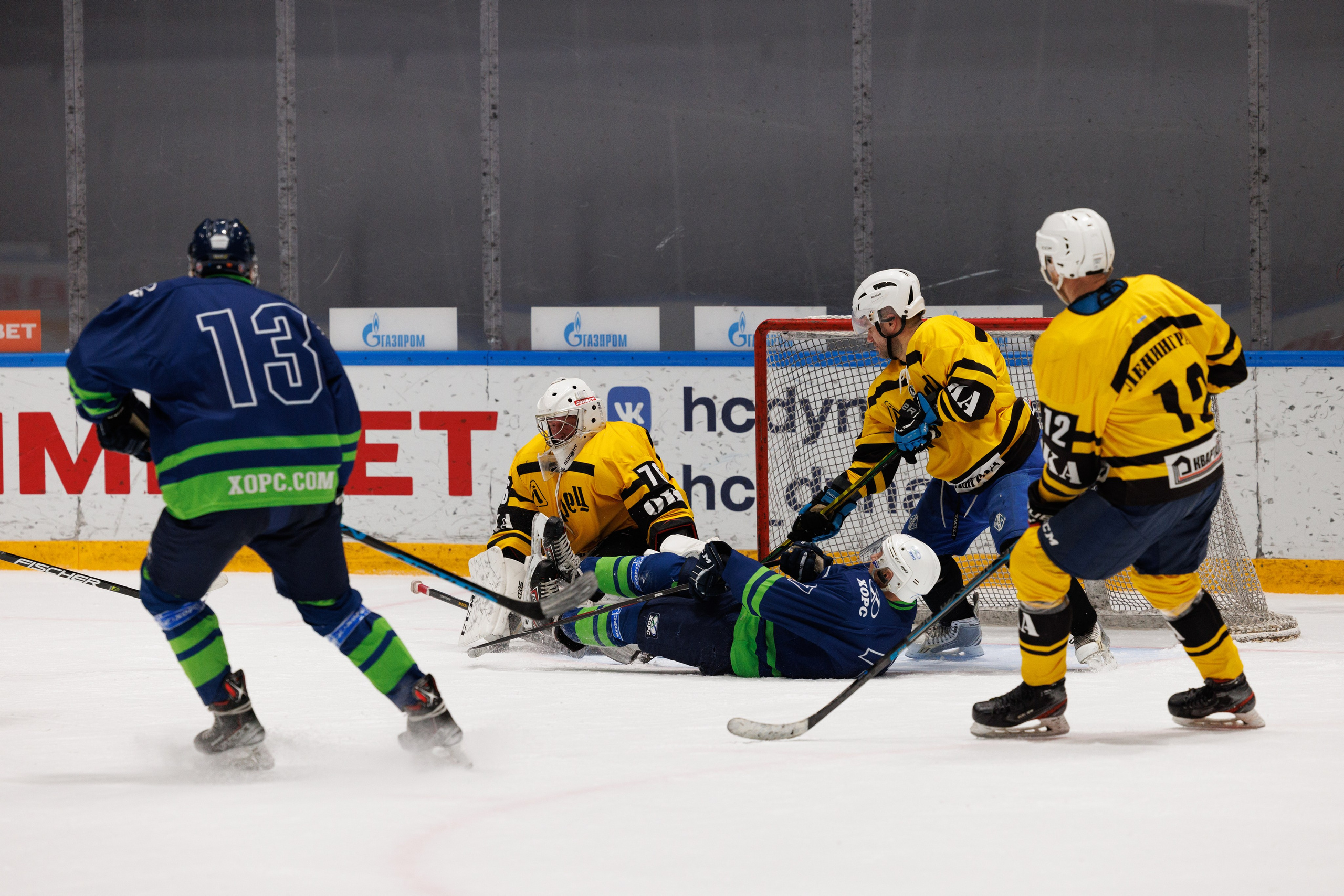 НХЛ (40+) Ижорец — Хорс 3-3. Фотограф Александр Заломаев