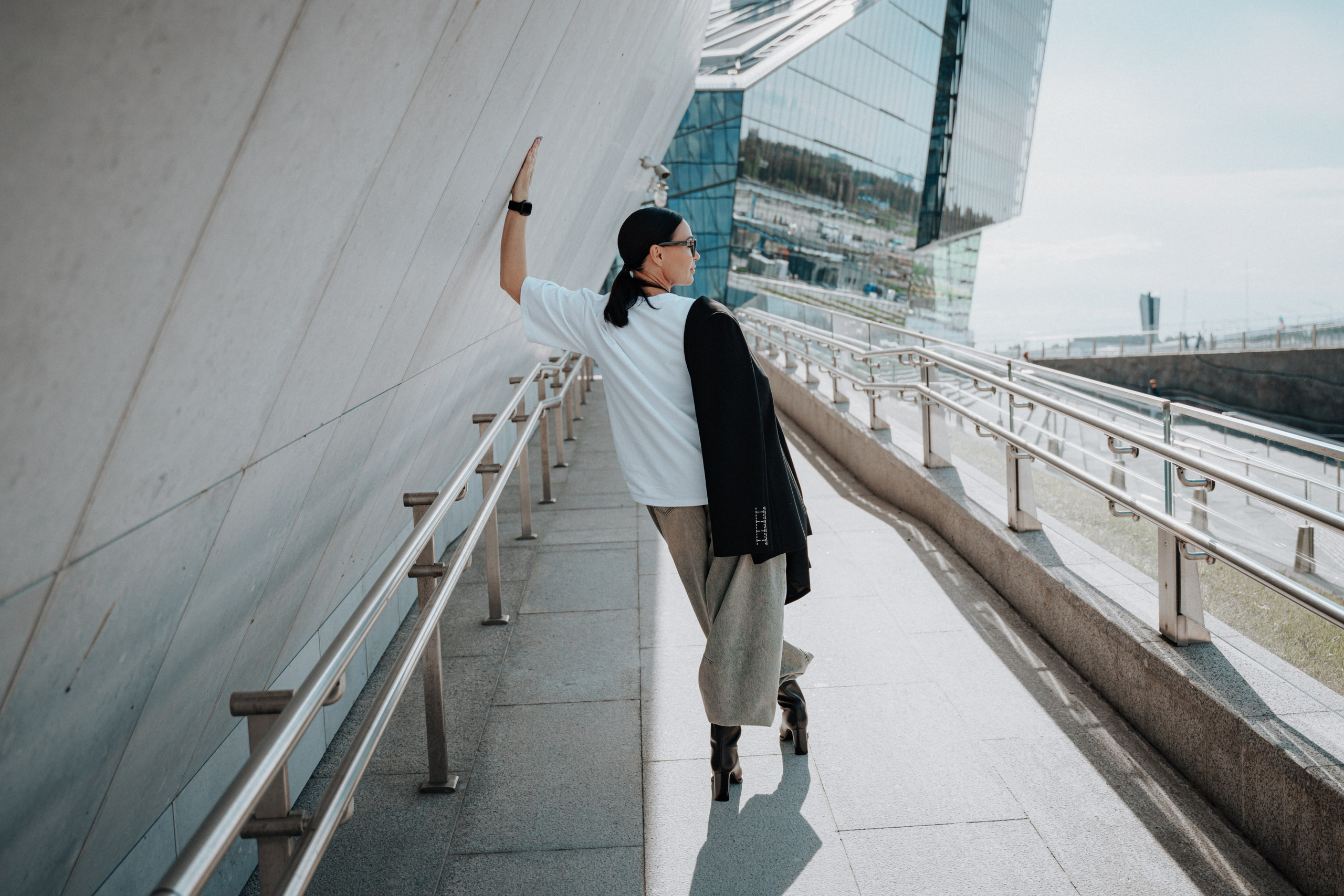 Елена. Лахта центр. Портретный фотограф в Санкт-Петербурге Дмитриева Наталия